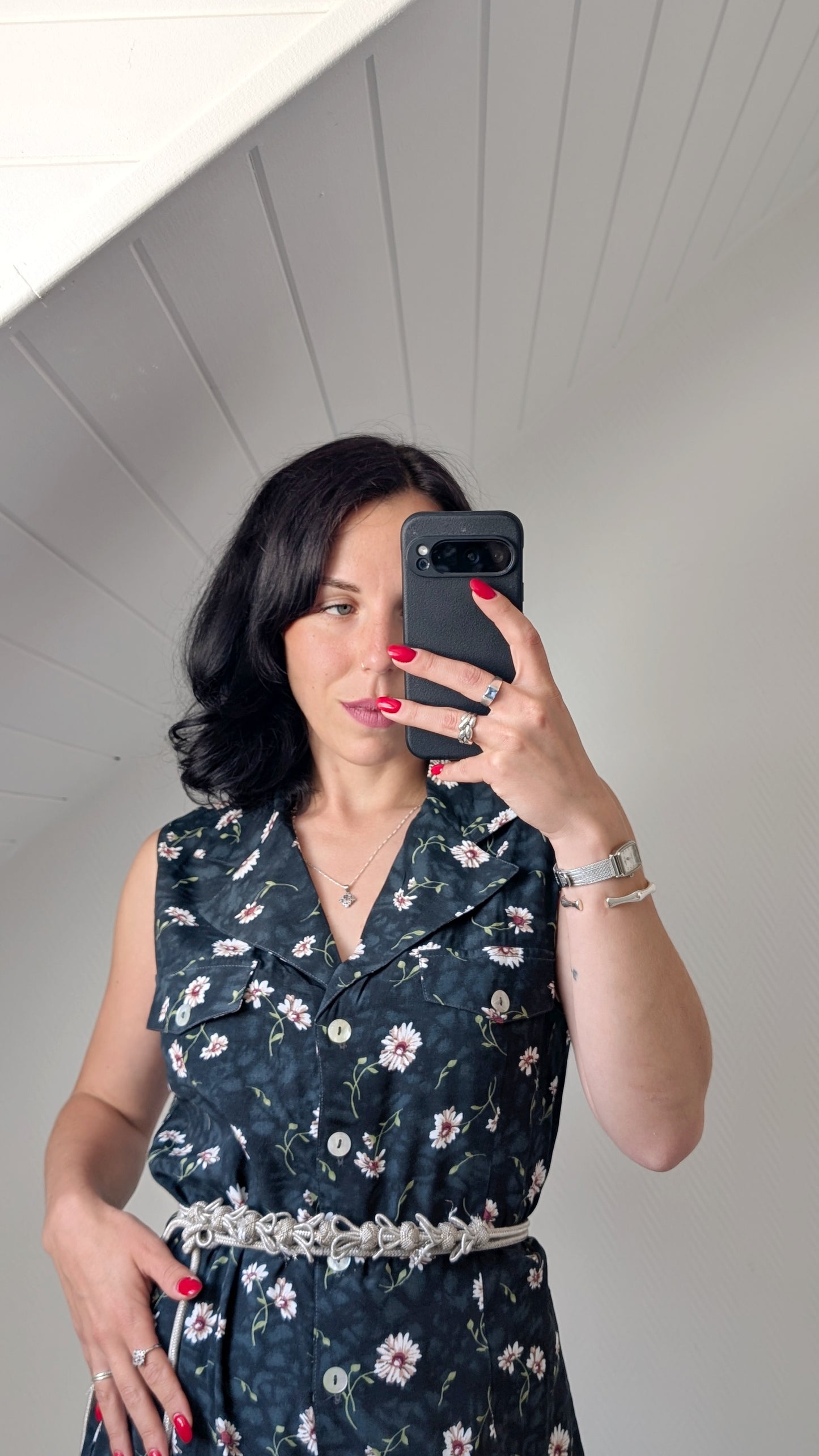 Robe 90s viscose T38