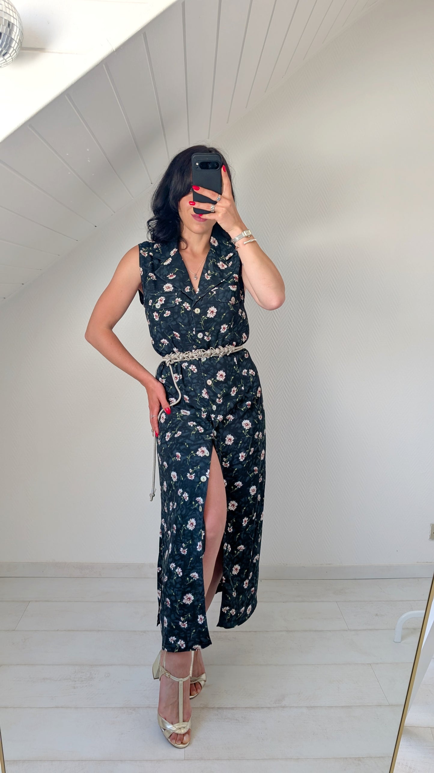 Robe 90s viscose T38