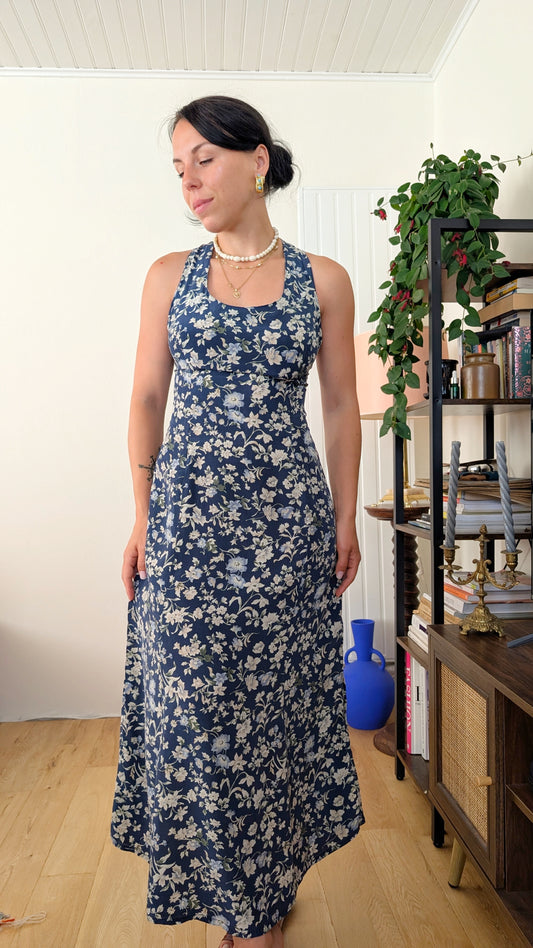 Robe 80s soie T36