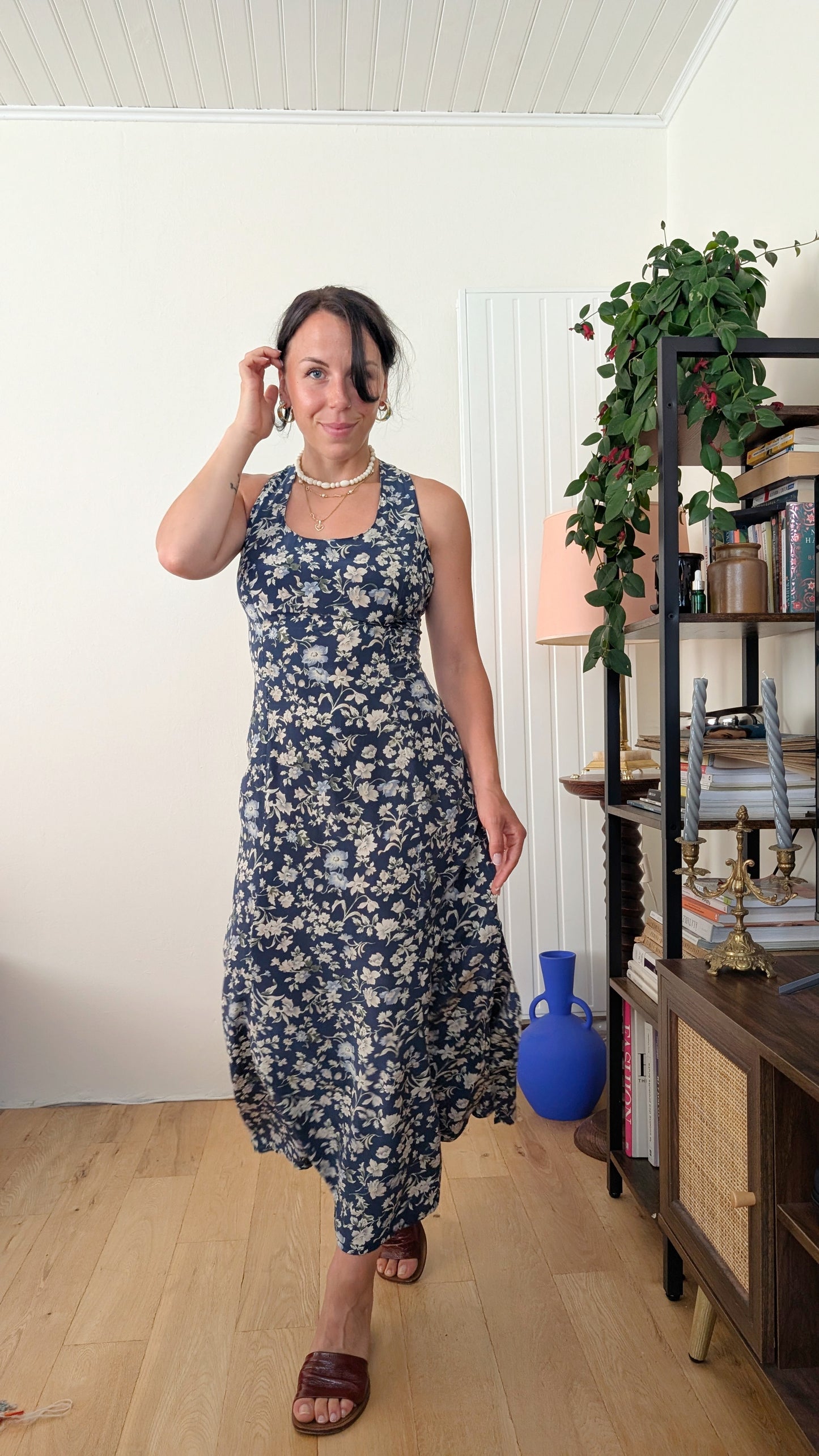 Robe 80s soie T36