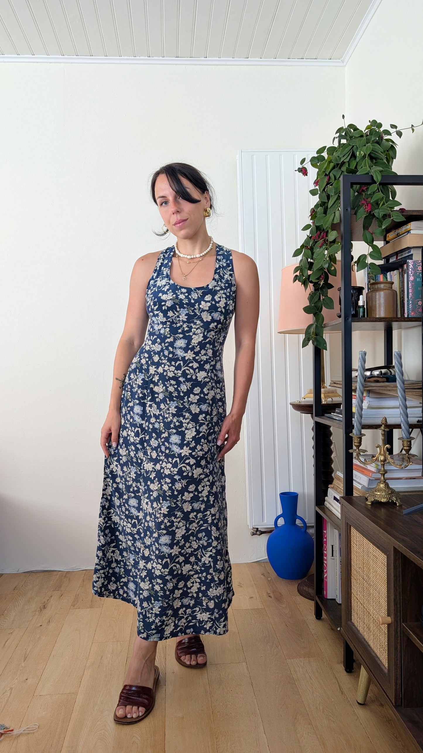 Robe 80s soie T36