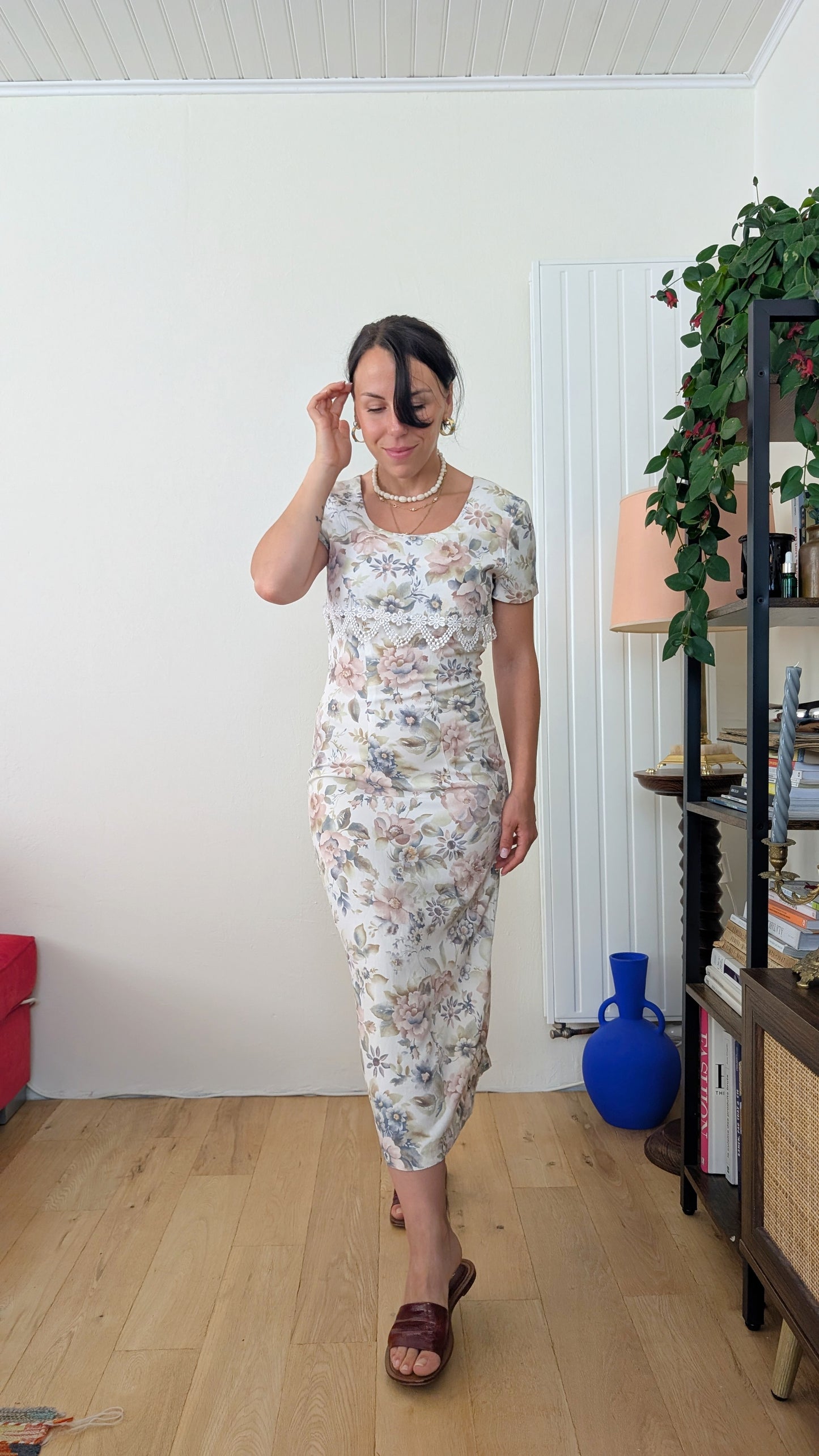 Robe 90s viscose T34-36