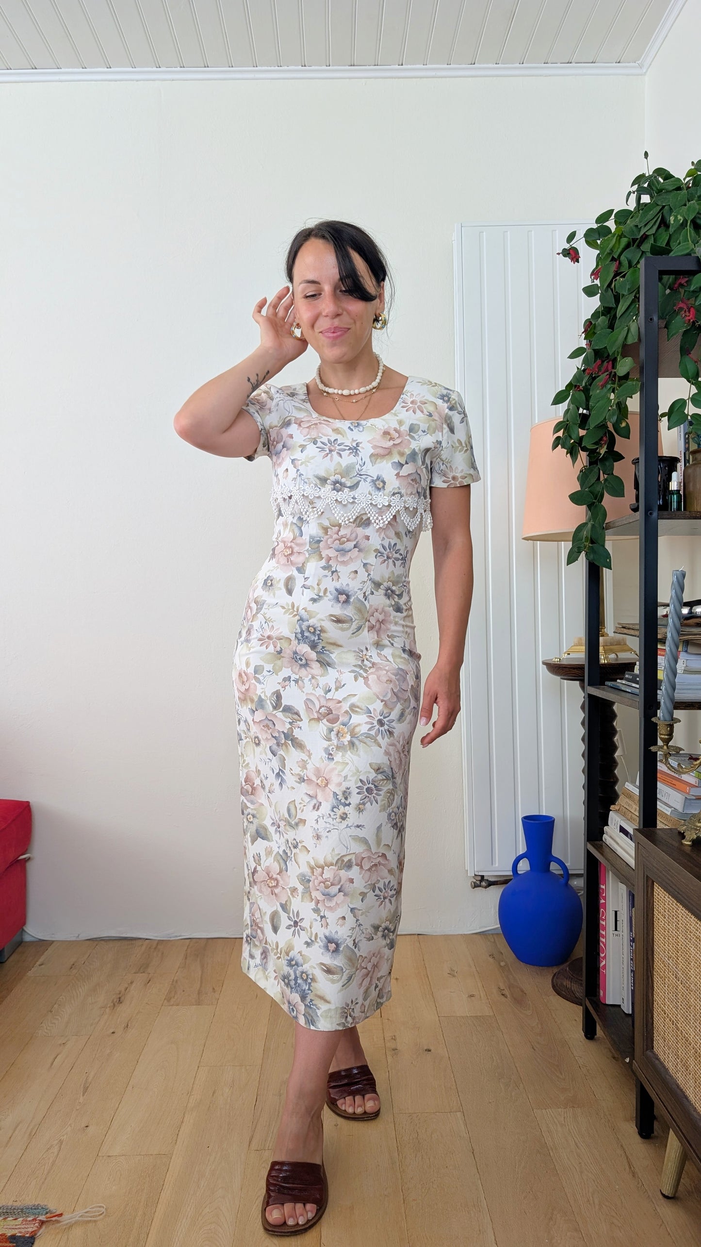 Robe 90s viscose T34-36