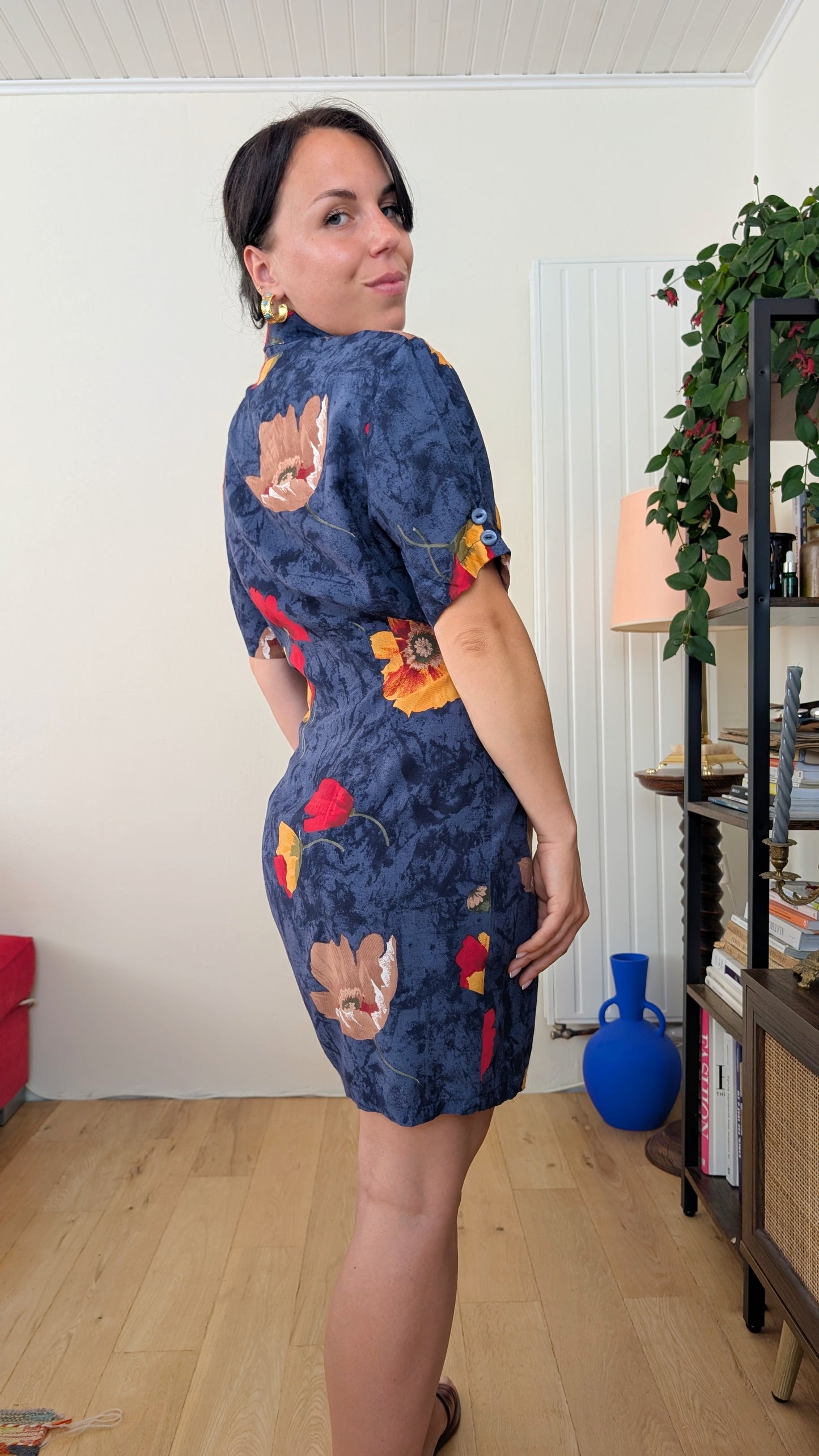 Robe 90s portefeuille viscose T42
