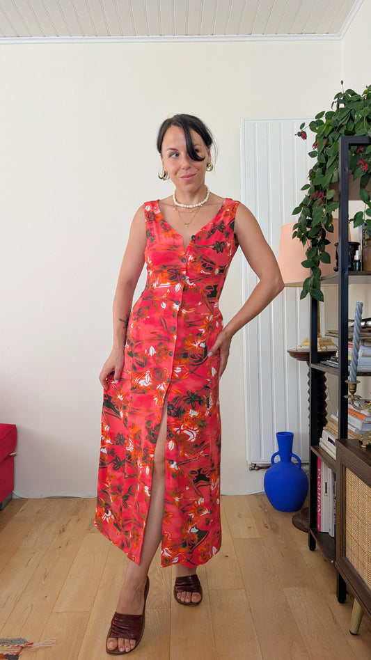Robe maxi viscose T36