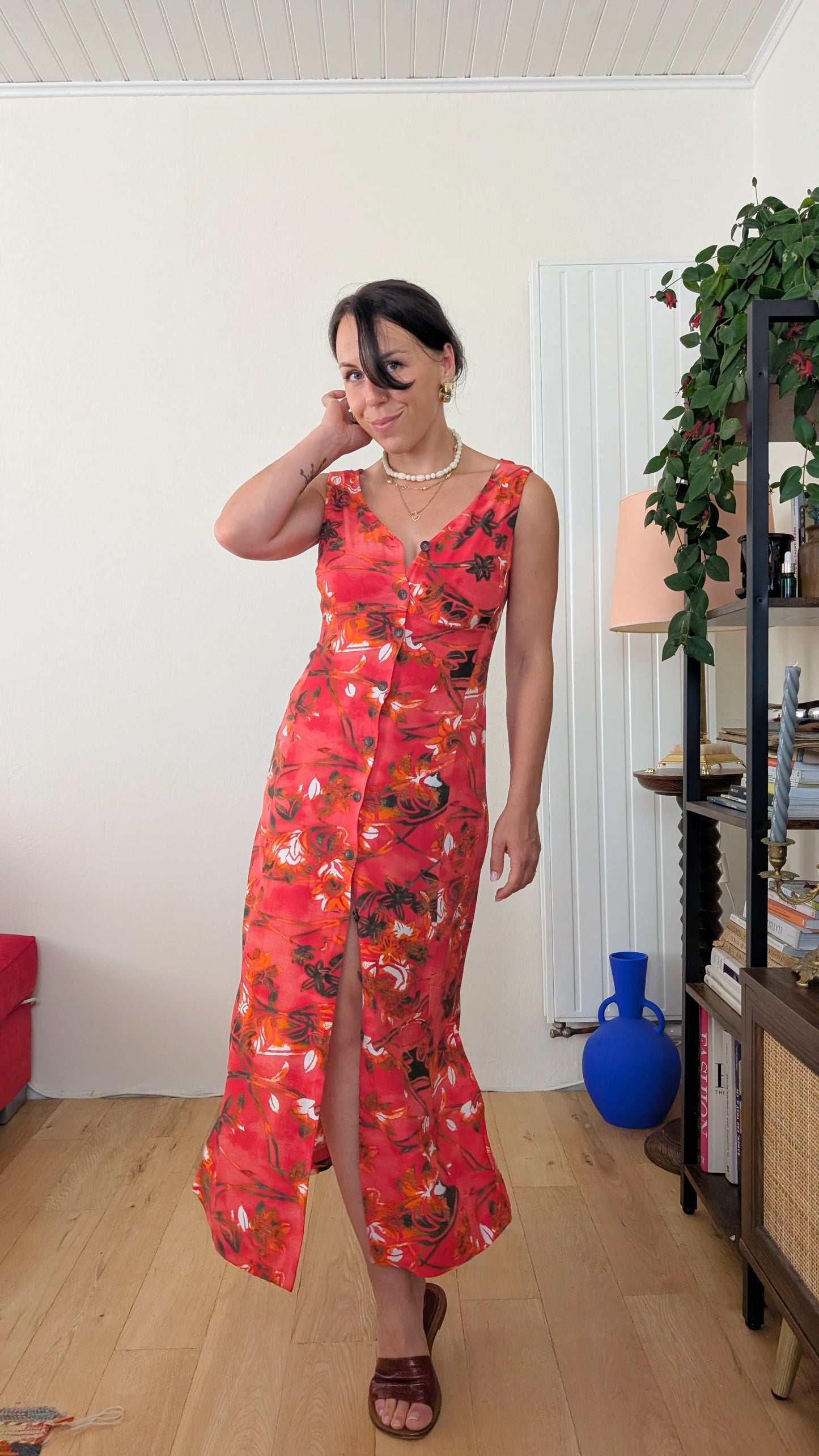 Robe maxi viscose T36