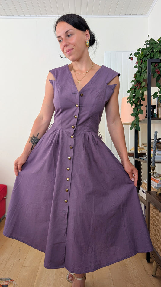 Robe coton 80s neuve T36