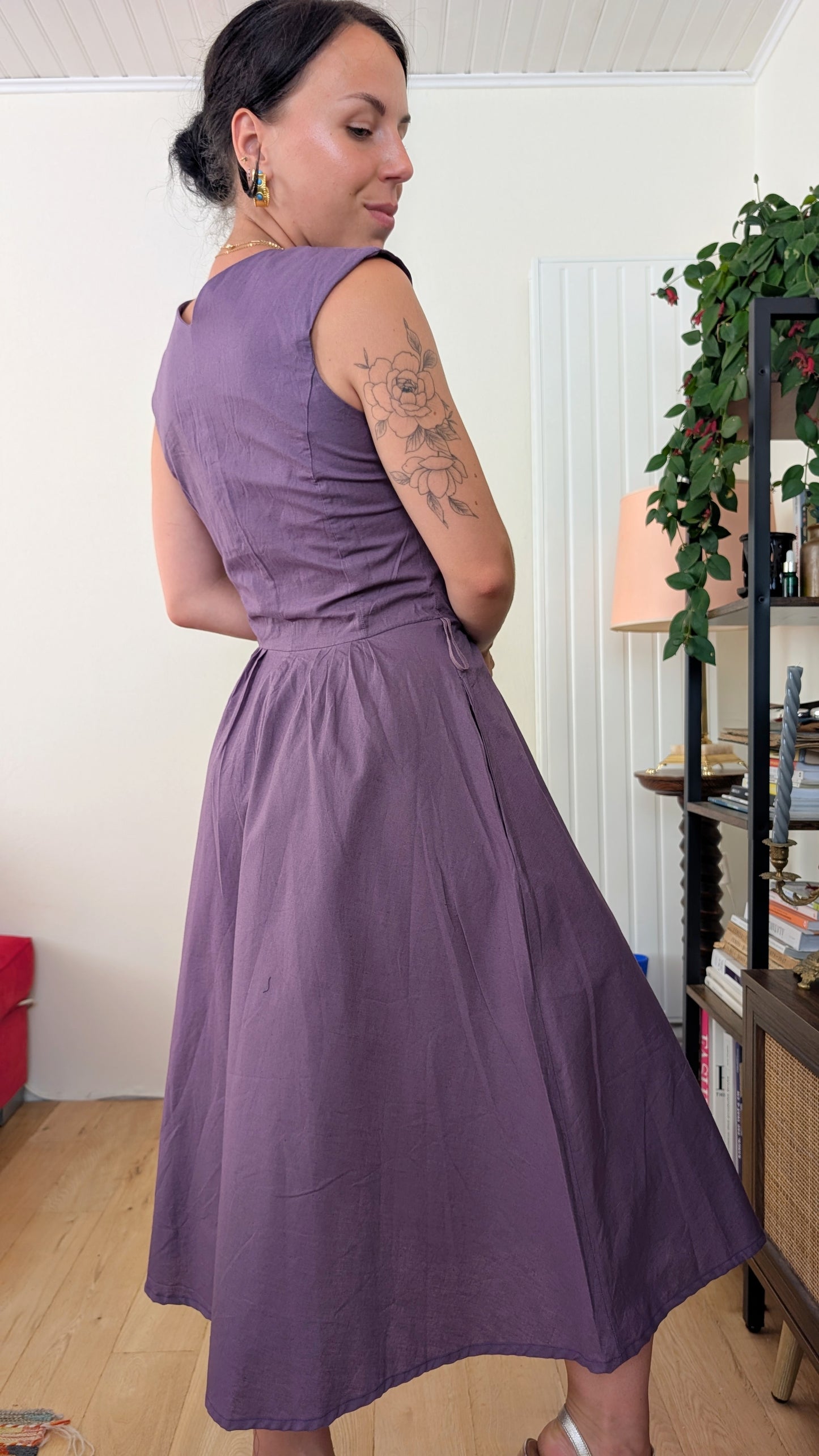 Robe coton 80s neuve T36