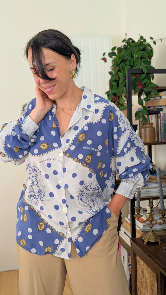Blouse 80s Roccobarocco du 34 au 44