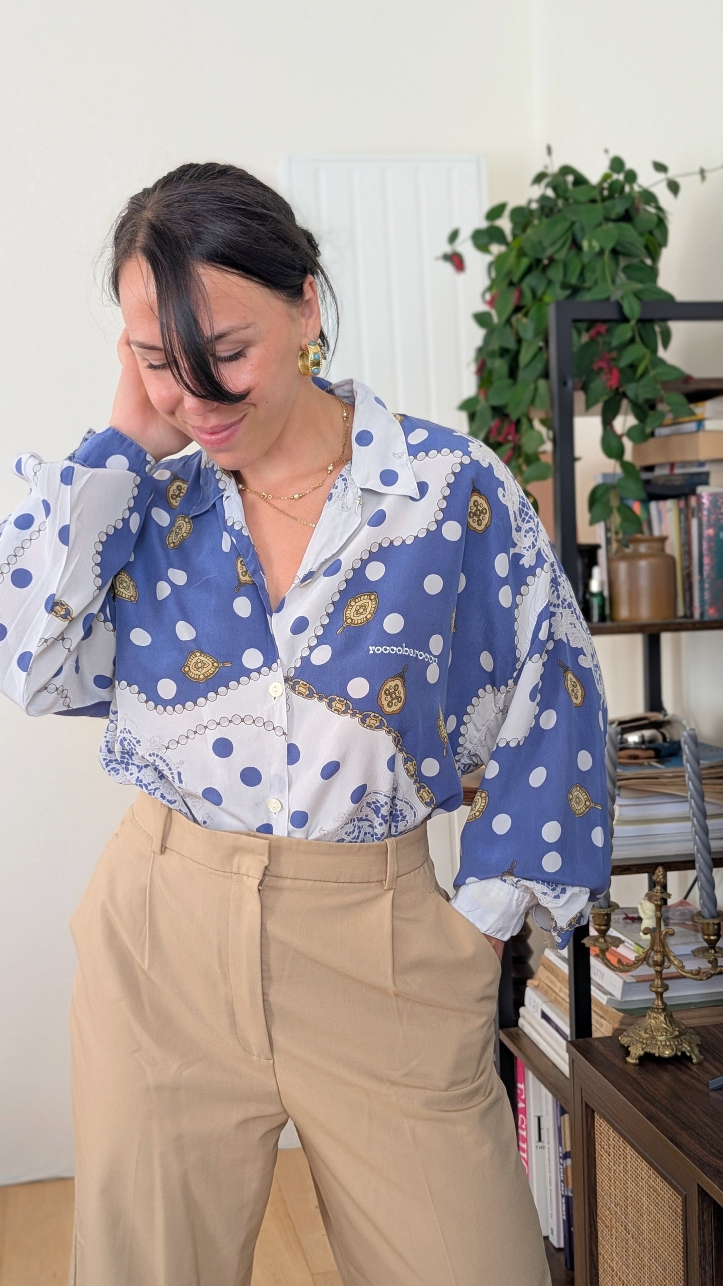 Blouse 80s Roccobarocco du 34 au 44