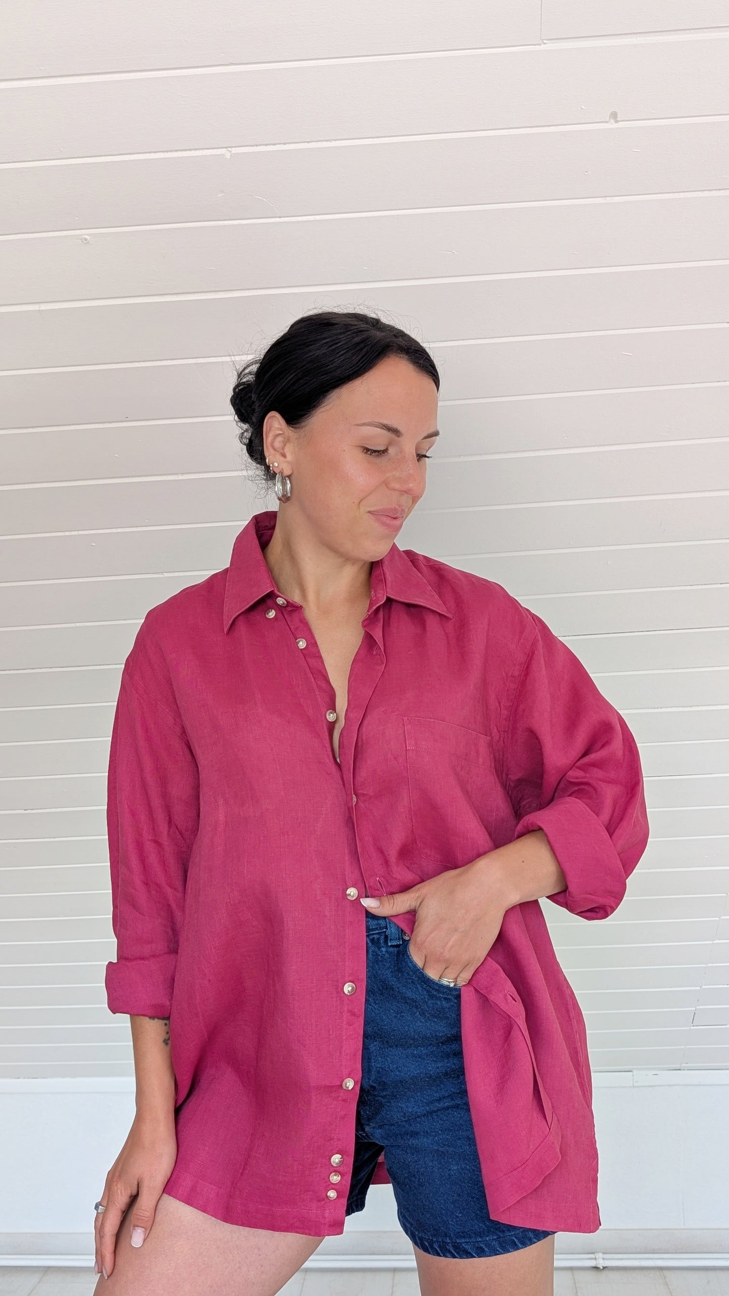 Chemise lin T40-42
