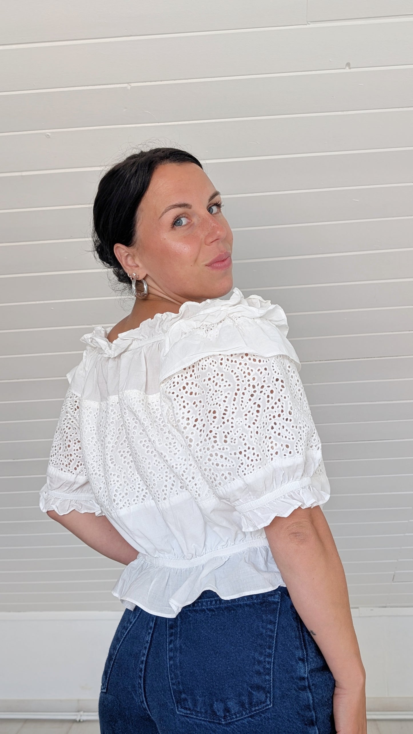 Blouse crop top coton T40-42