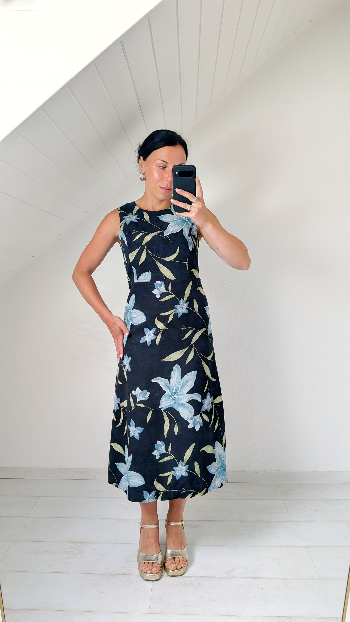 Robe soie 90s T38