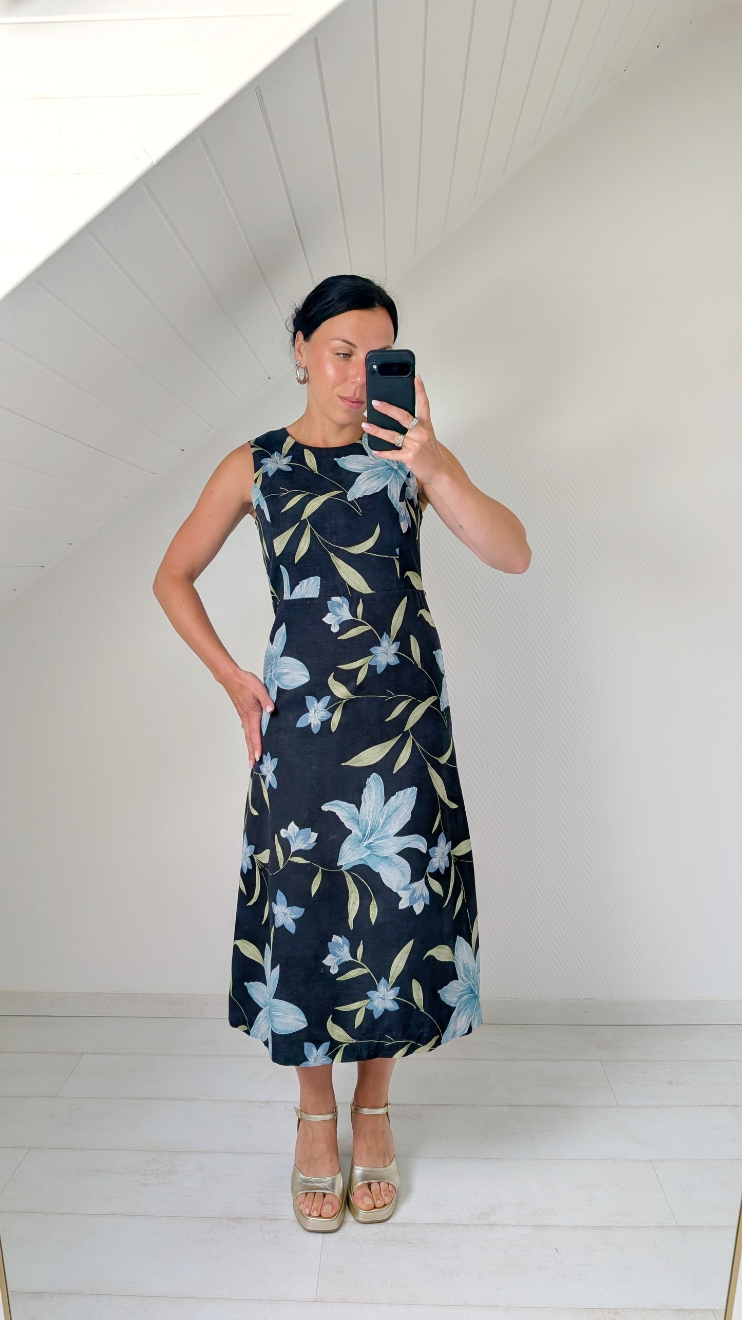 Robe soie 90s T38