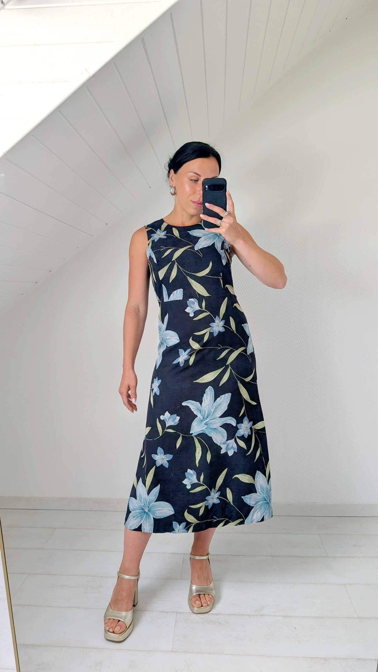 Robe soie 90s T38