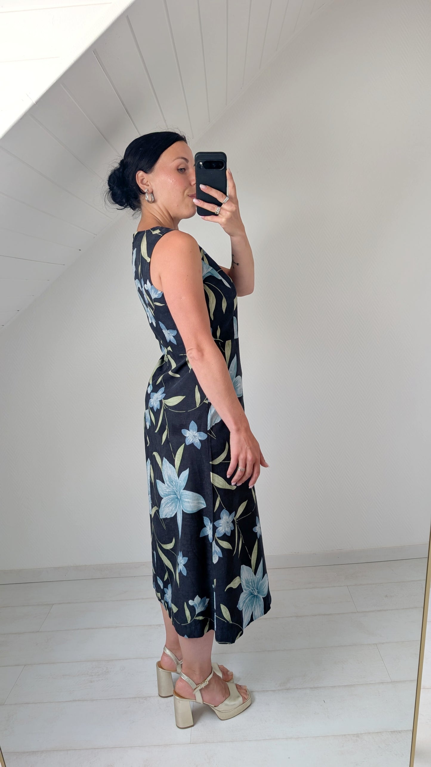 Robe soie 90s T38
