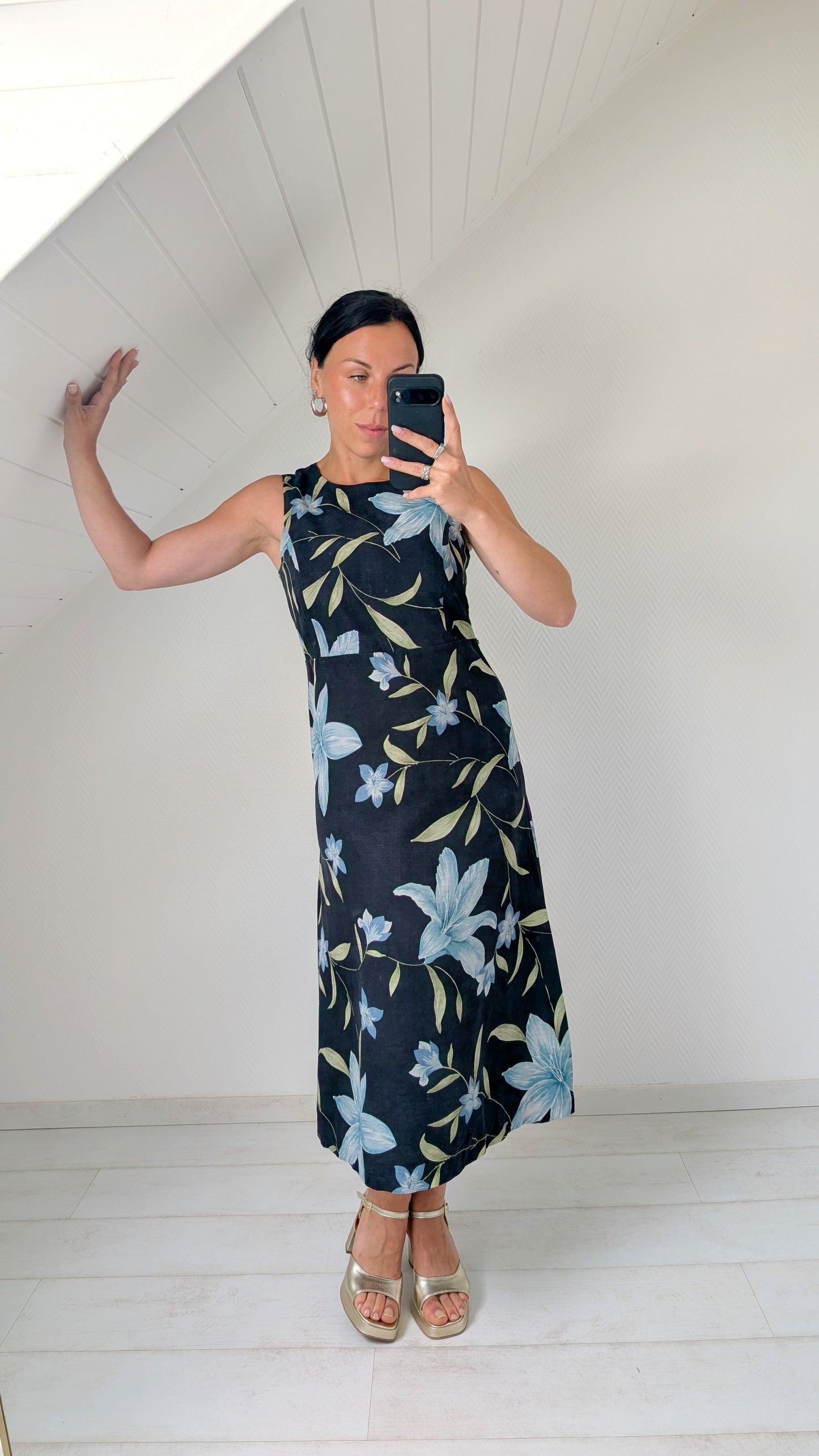 Robe soie 90s T38