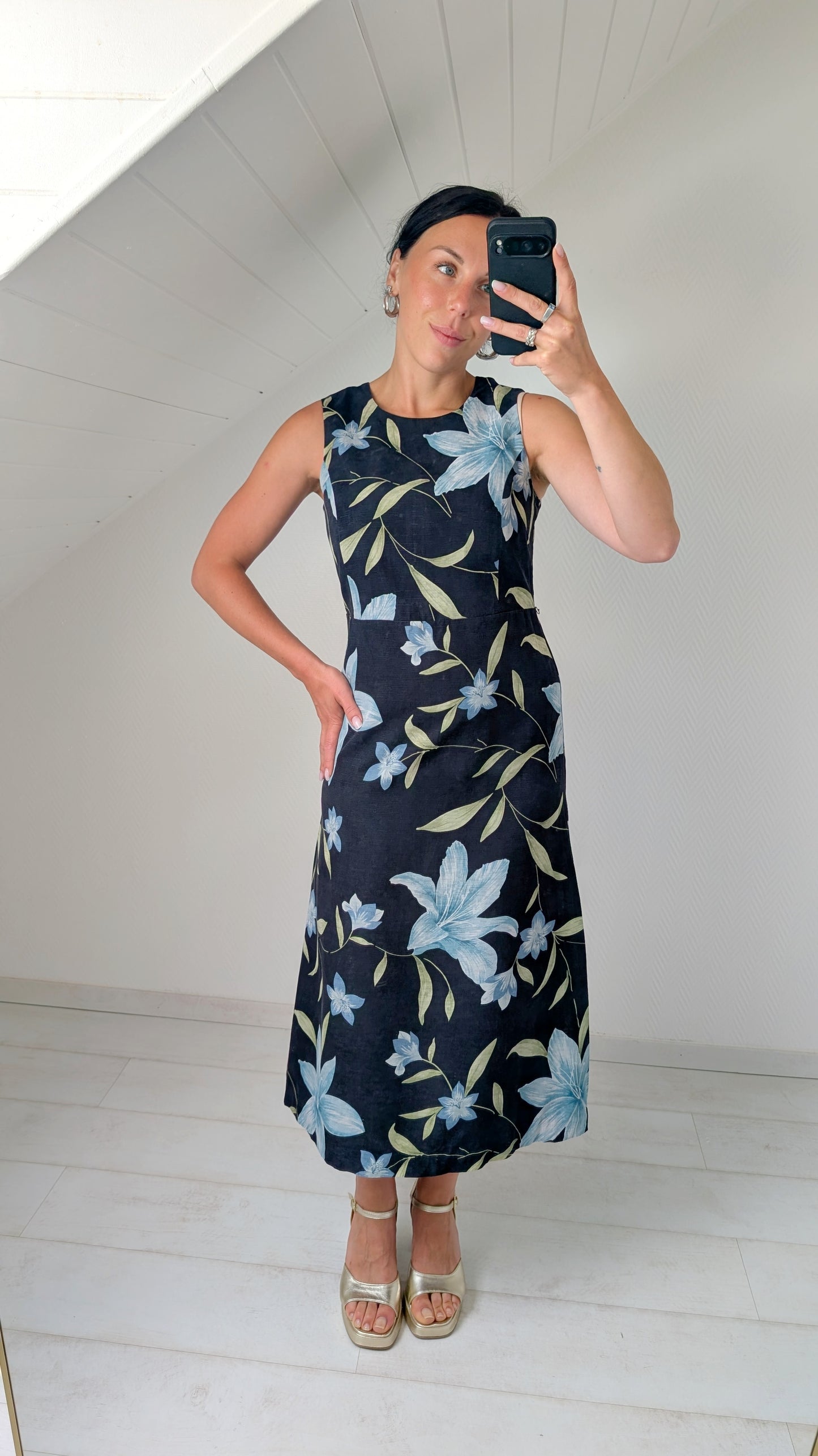 Robe soie 90s T38