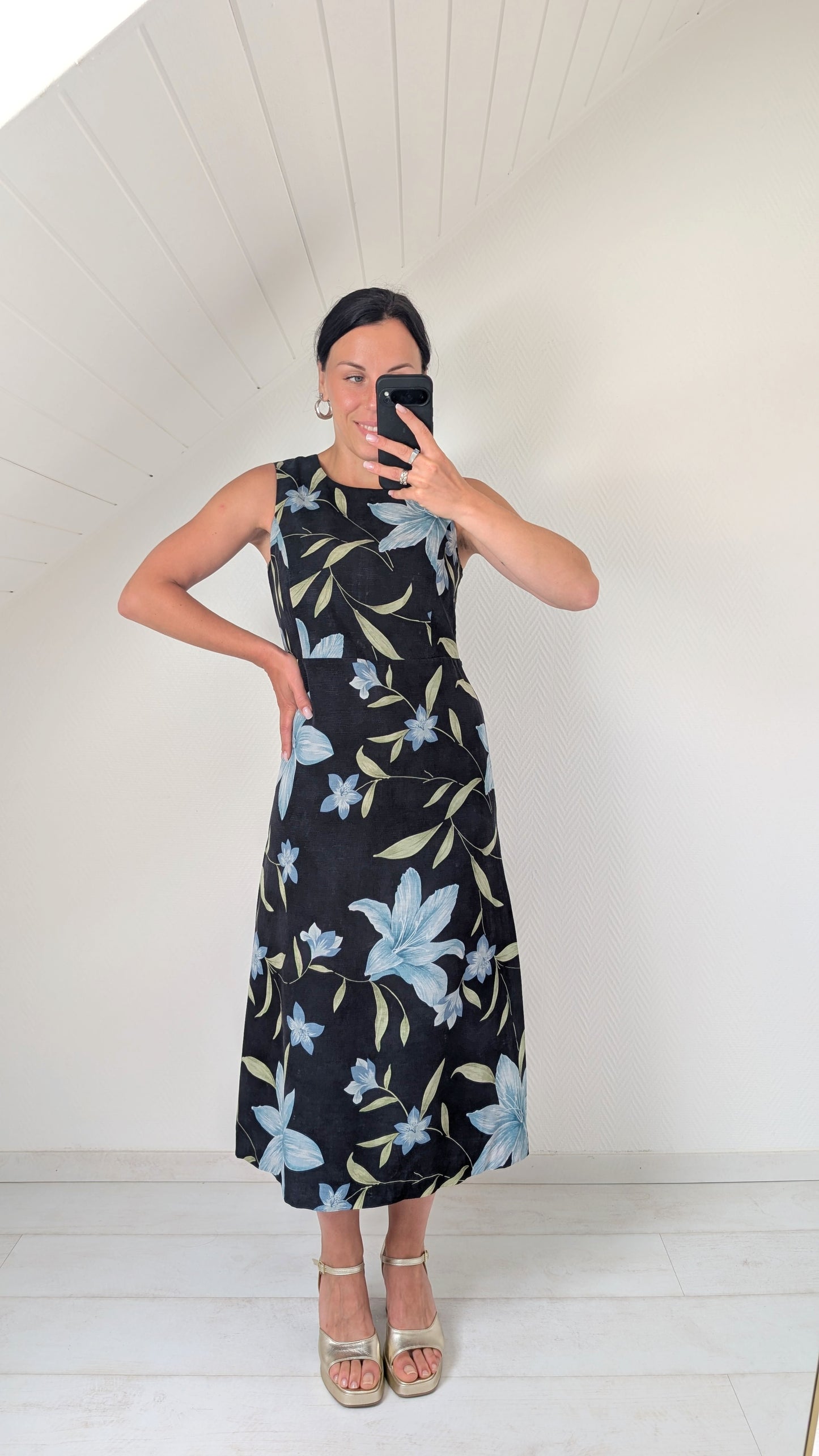 Robe soie 90s T38