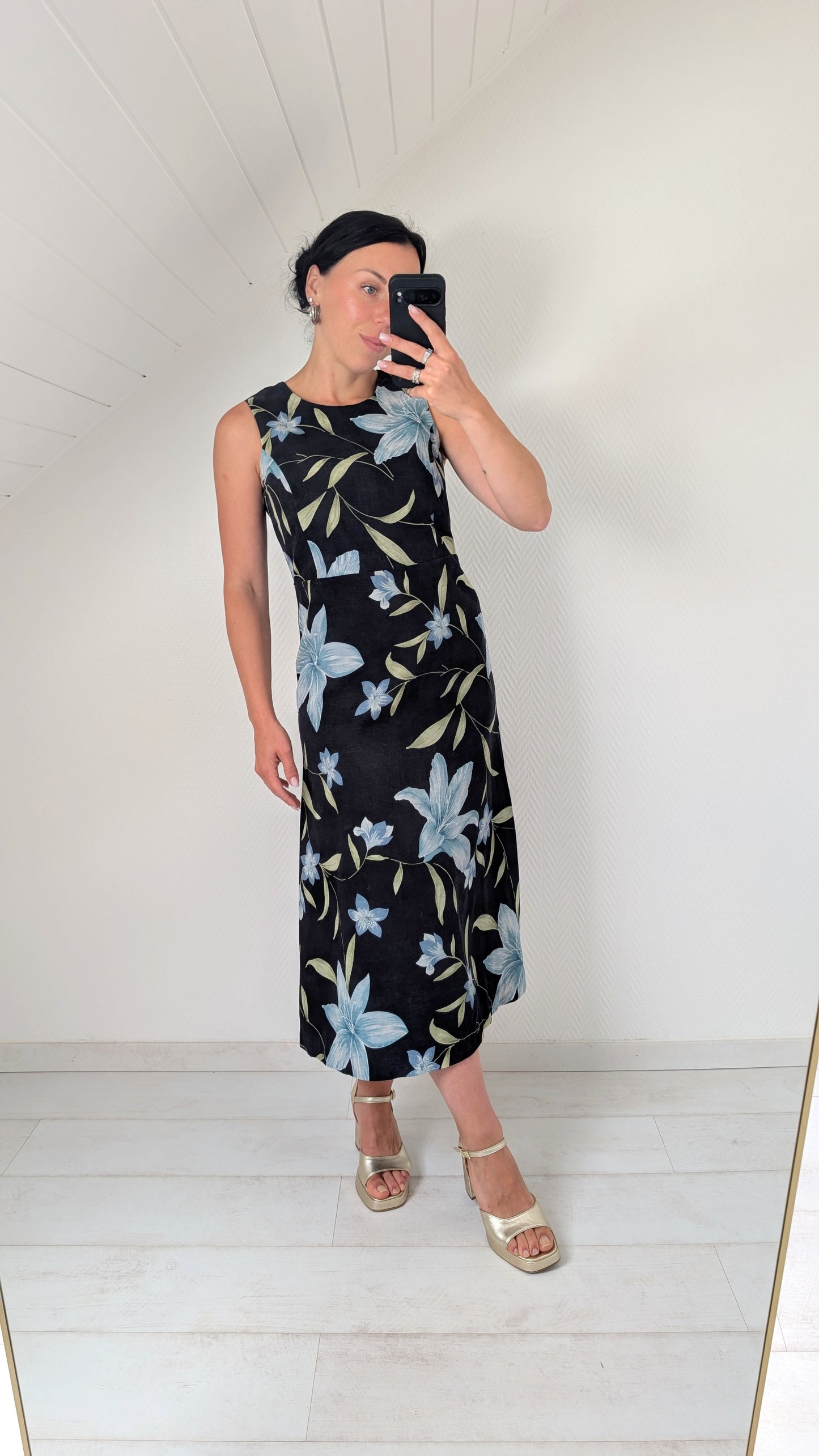 Robe soie 90s T38