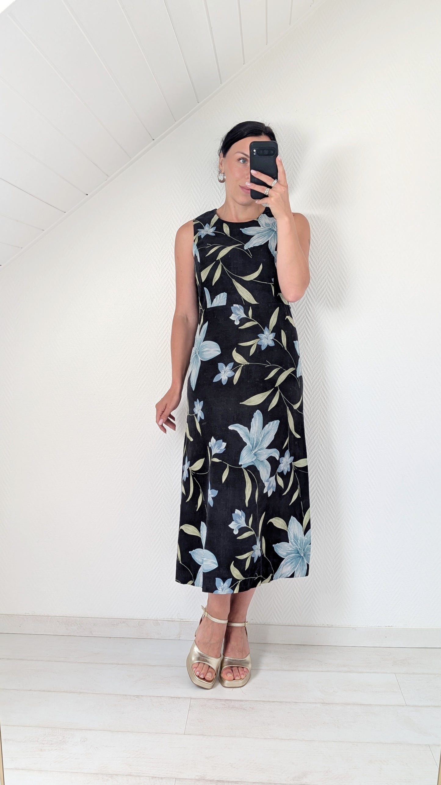 Robe soie 90s T38