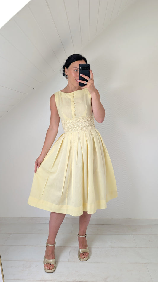 Robe 50s coton faite main T36