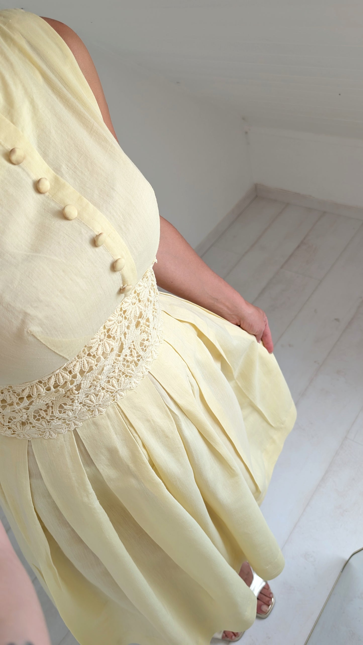 Robe 50s coton faite main T36