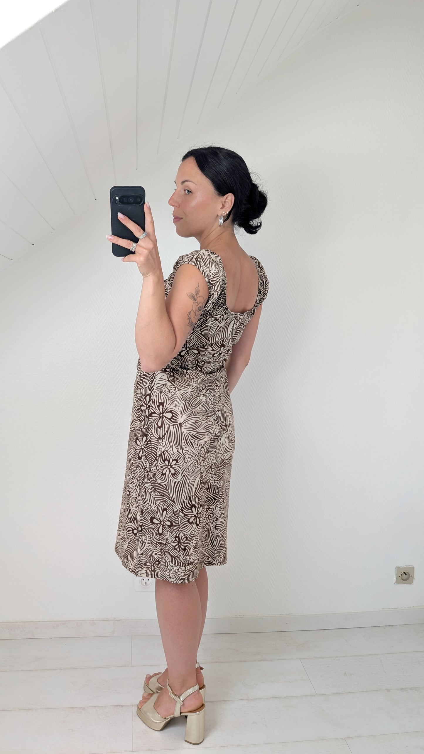 Robe coton fabriquée en France T38