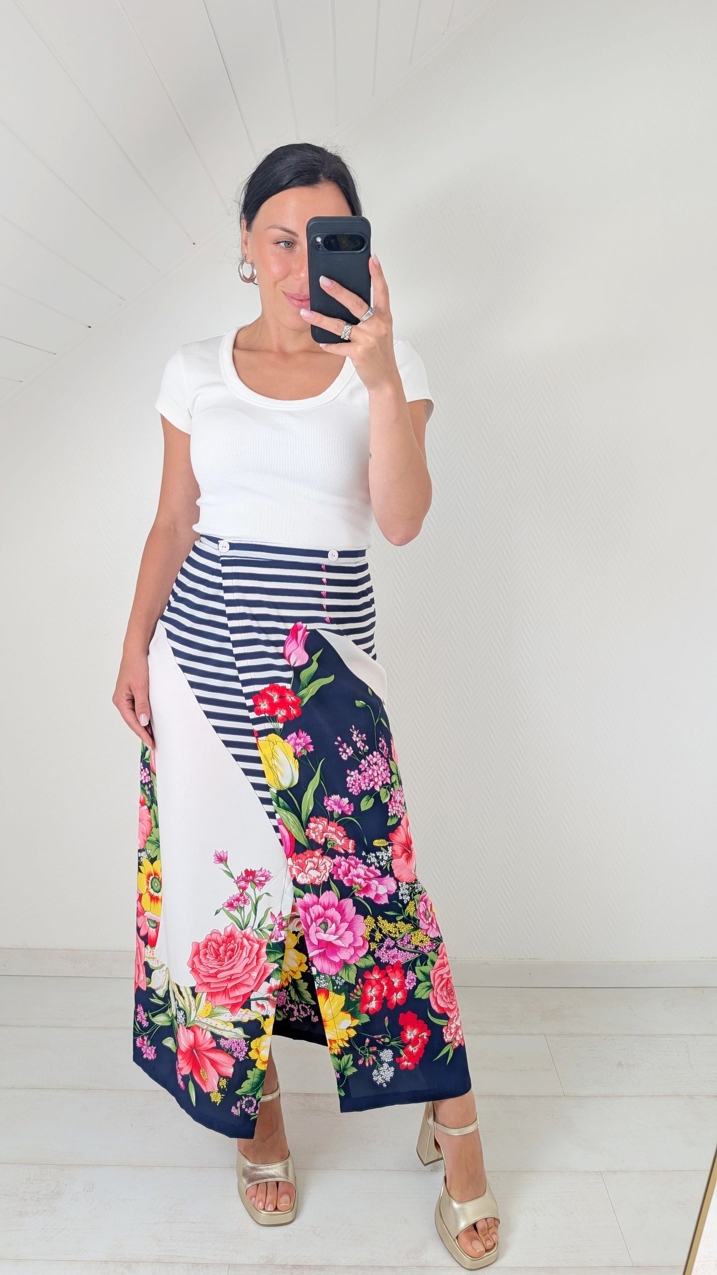Jupe soie 70s T36