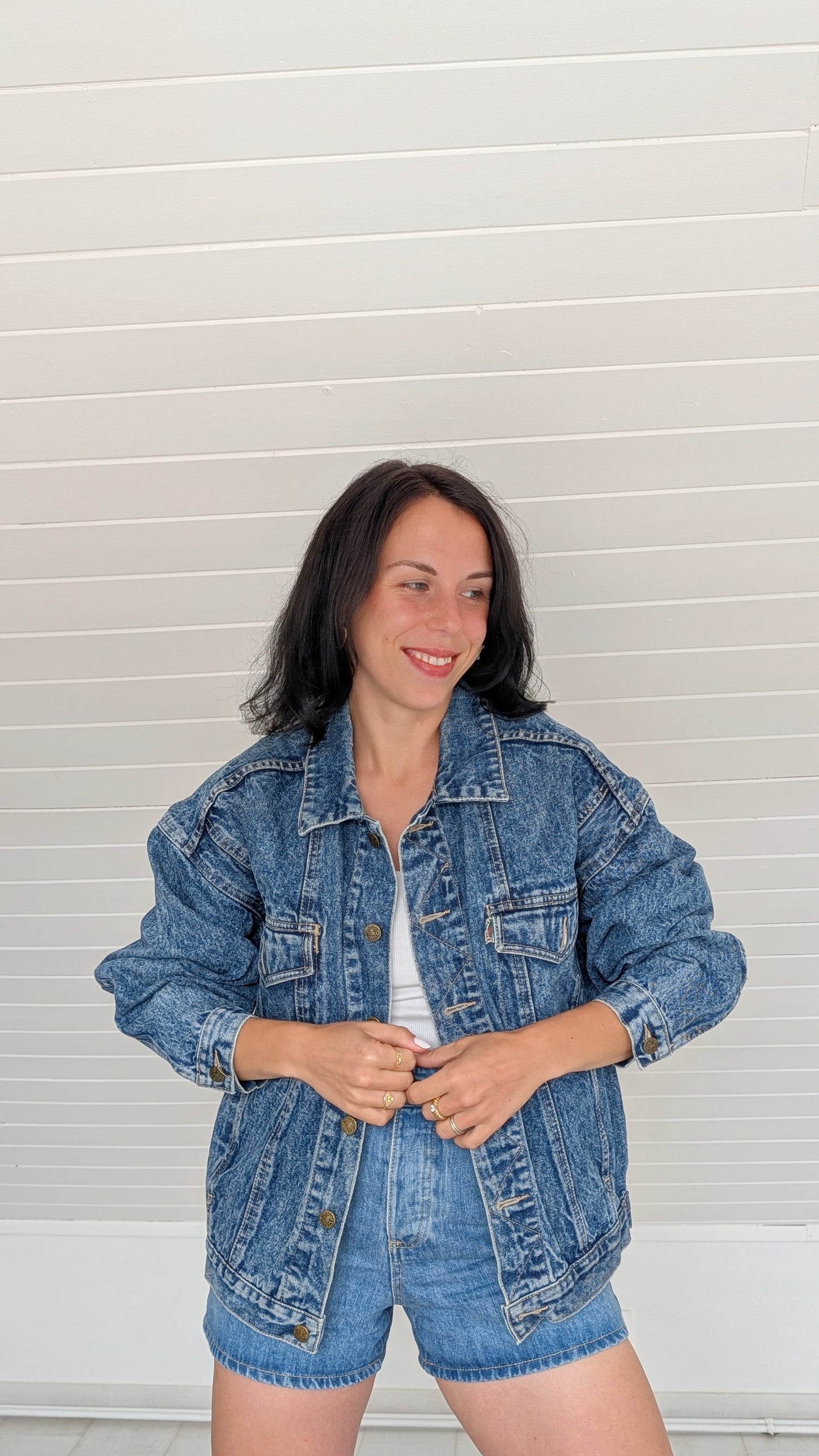 Veste jeans 80s T40-42