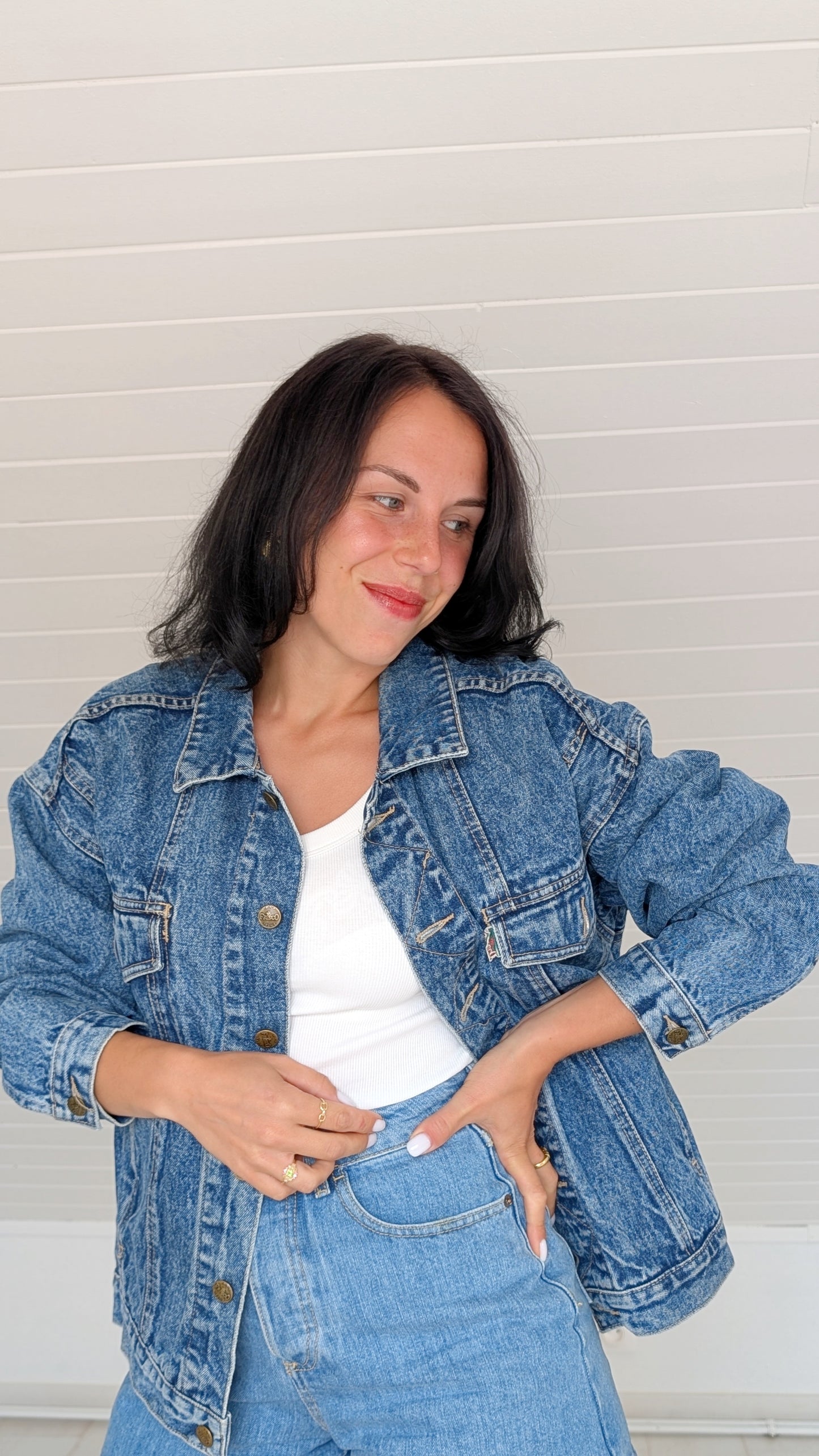 Veste jeans 80s T40-42