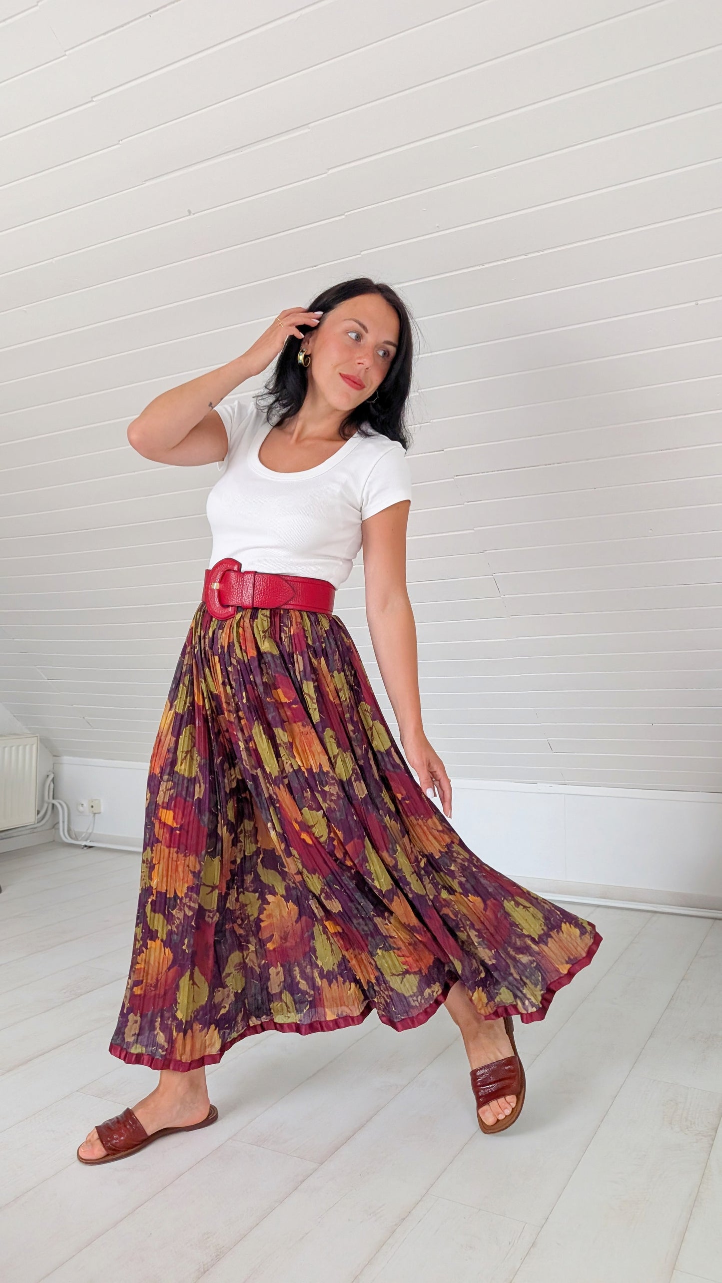 Jupe maxi viscose T38-40