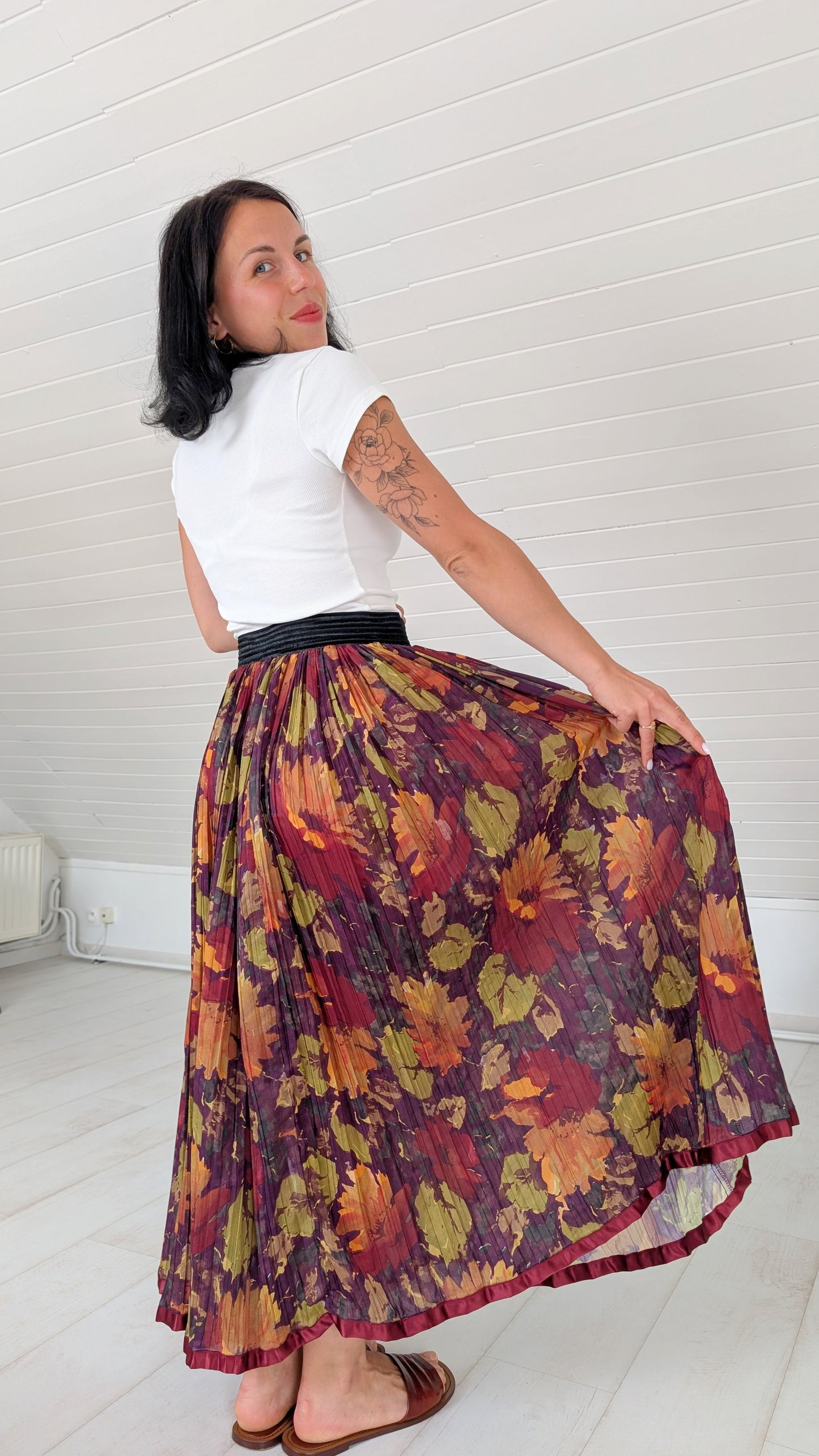 Jupe maxi viscose T38-40