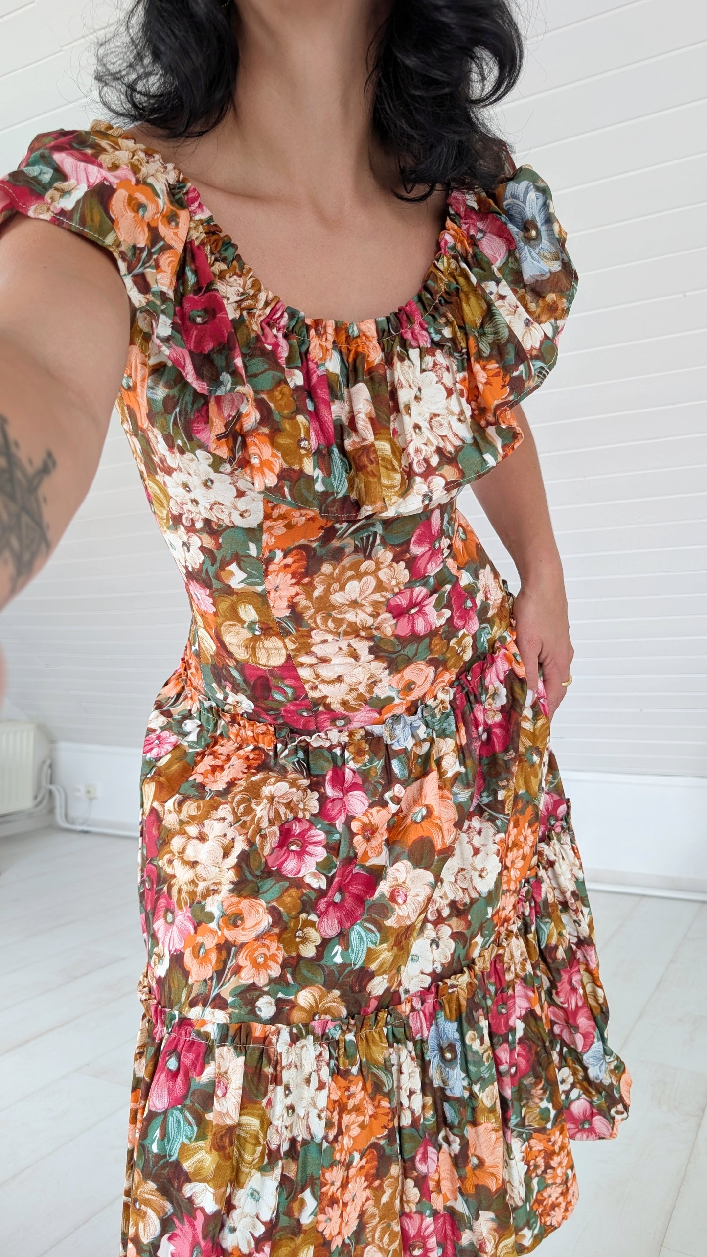 Robe coton 70s T36