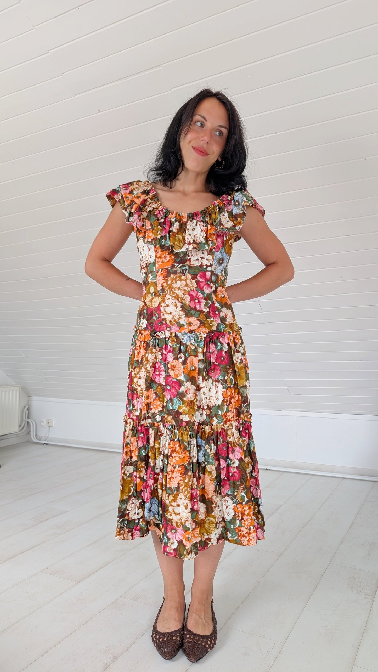 Robe coton 70s T36