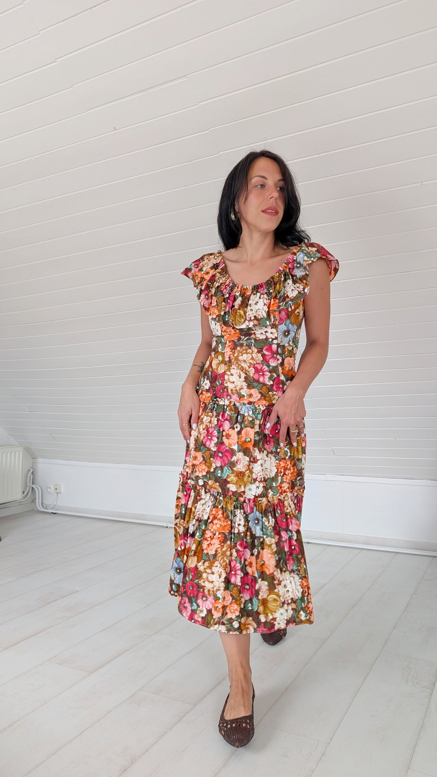 Robe coton 70s T36