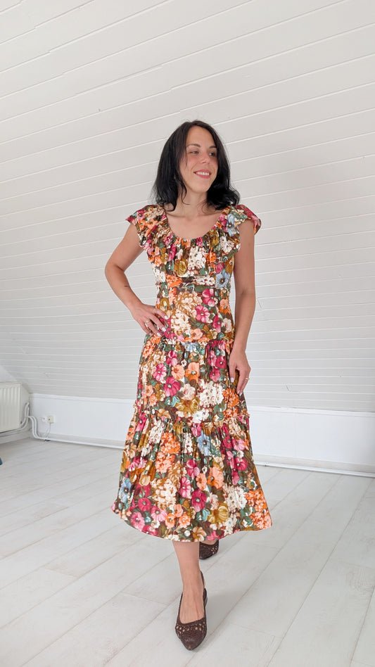 Robe coton 70s T36