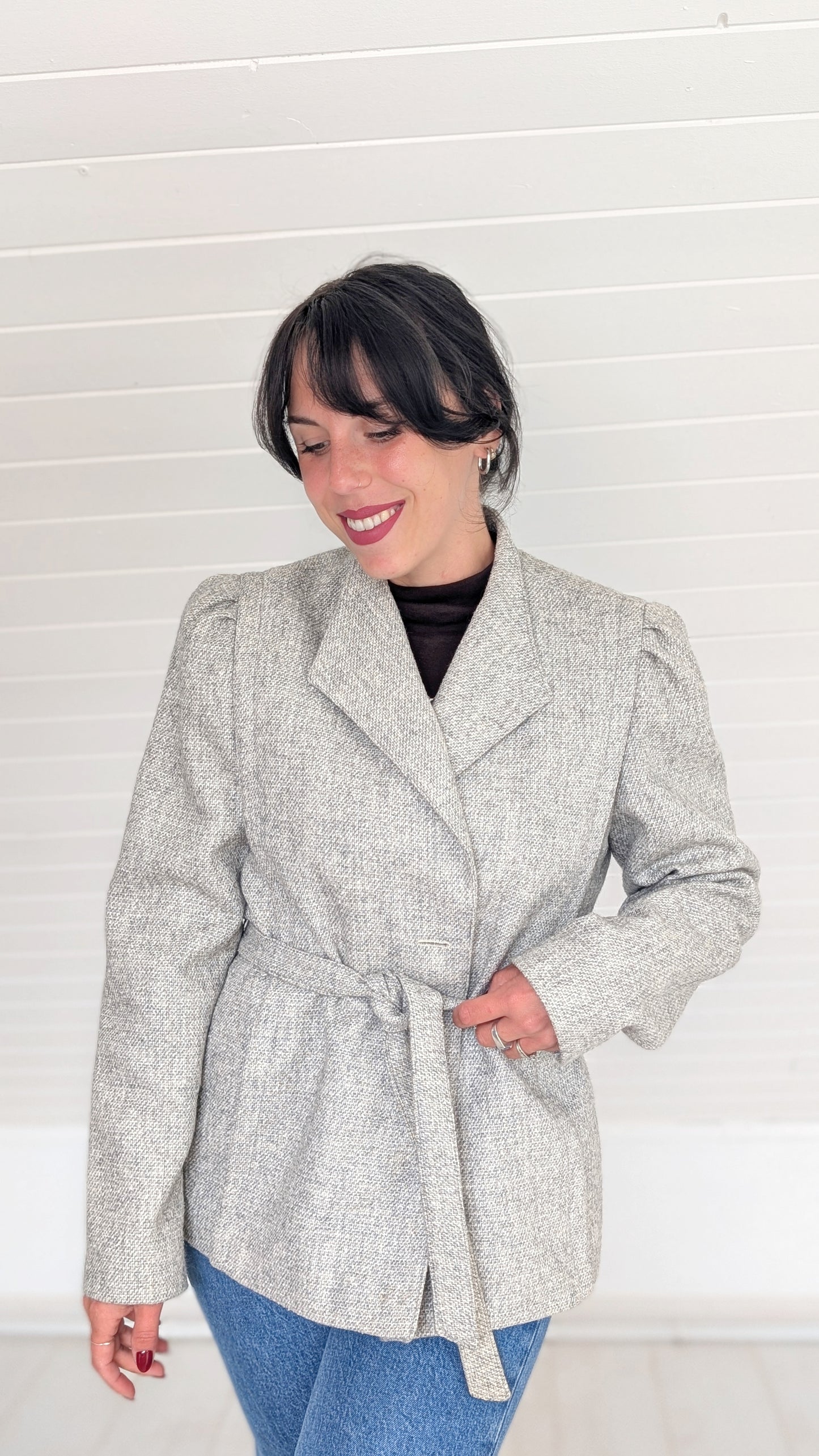 Veste laine 80s T38