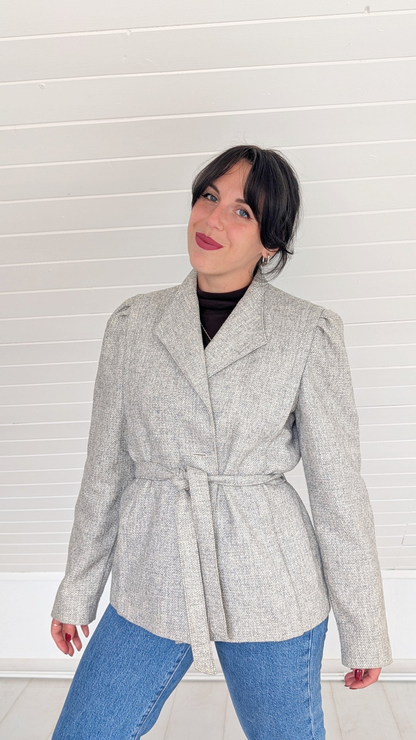 Veste laine 80s T38