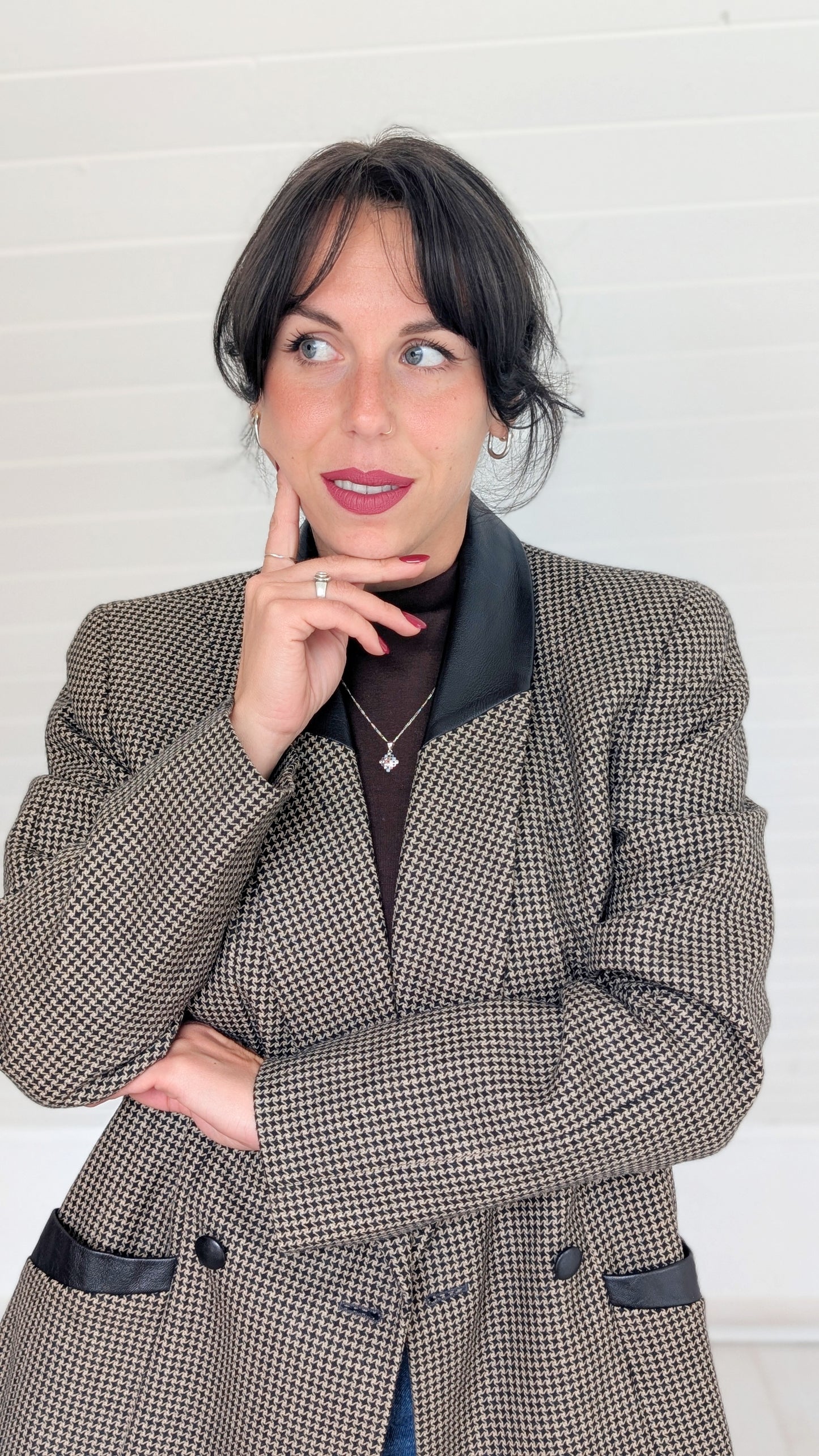 Blazer 80s pure laine T38