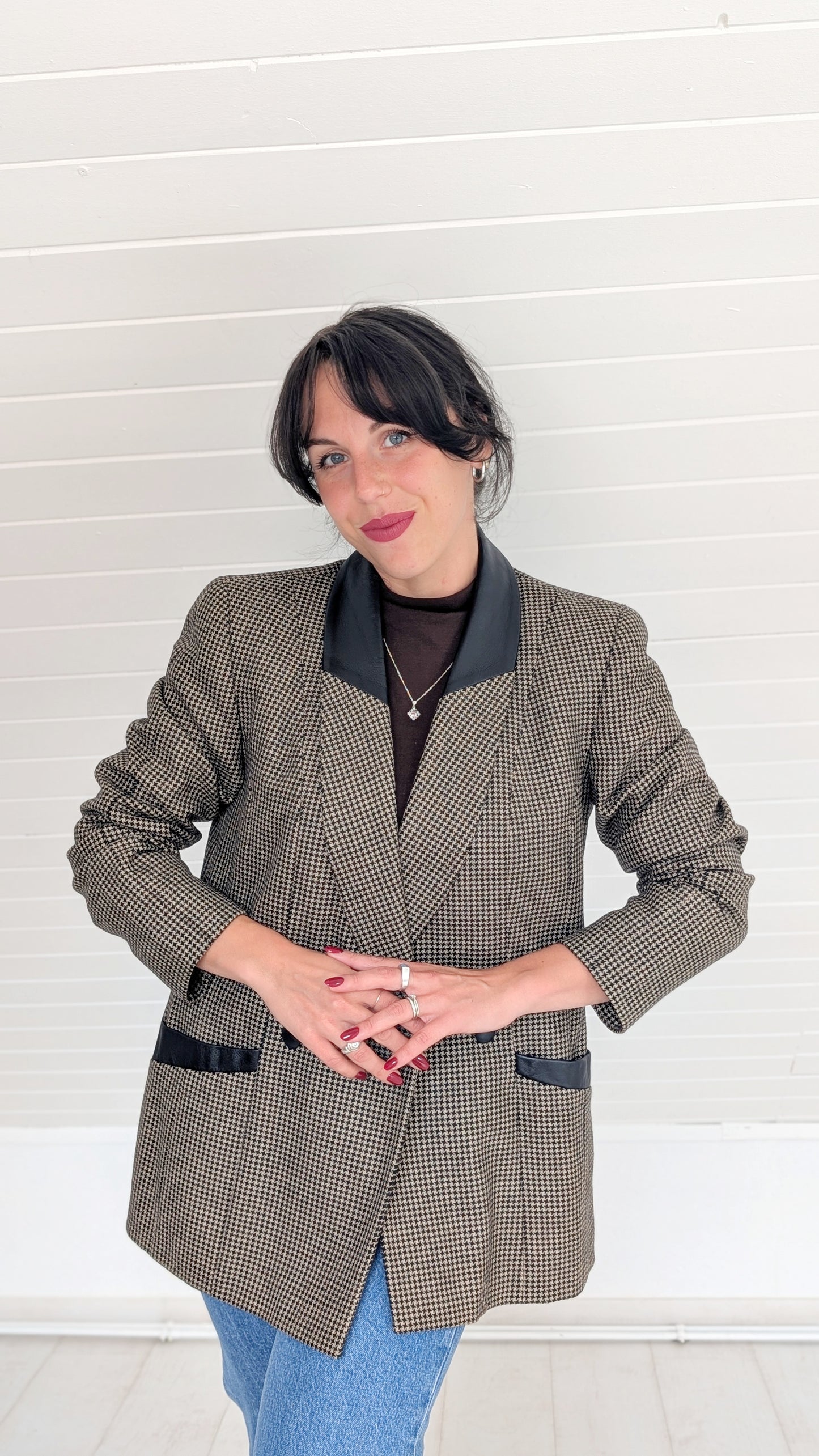 Blazer 80s pure laine T38