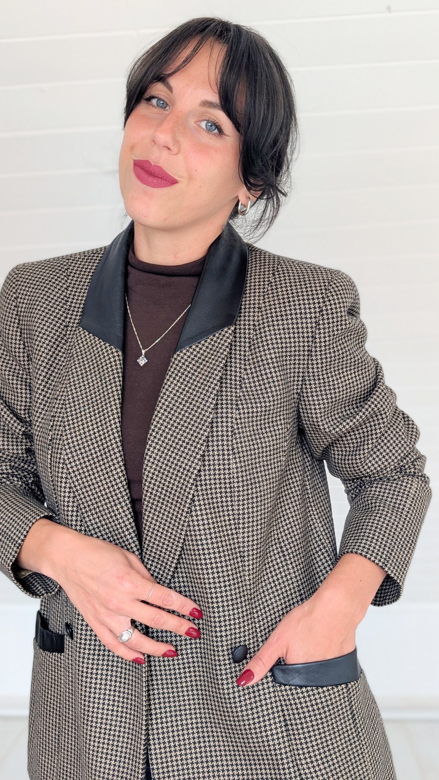 Blazer 80s pure laine T38