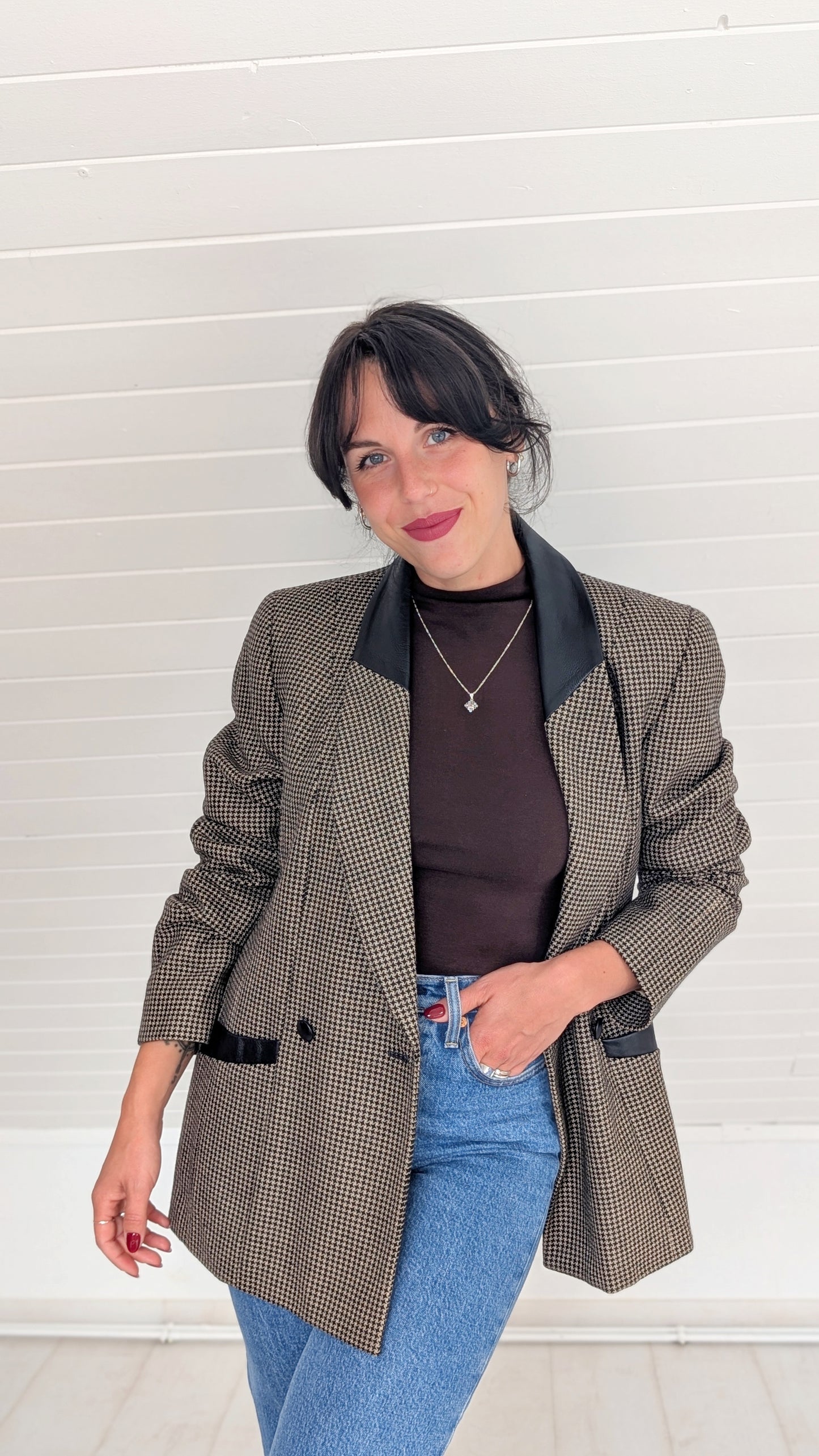 Blazer 80s pure laine T38