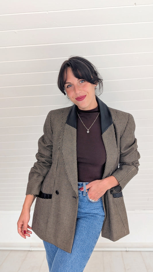 Blazer 80s pure laine T38