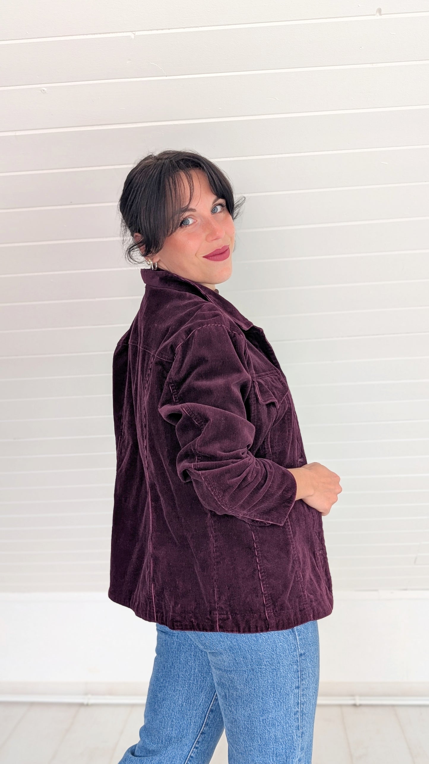 Veste/surchemise velours T40