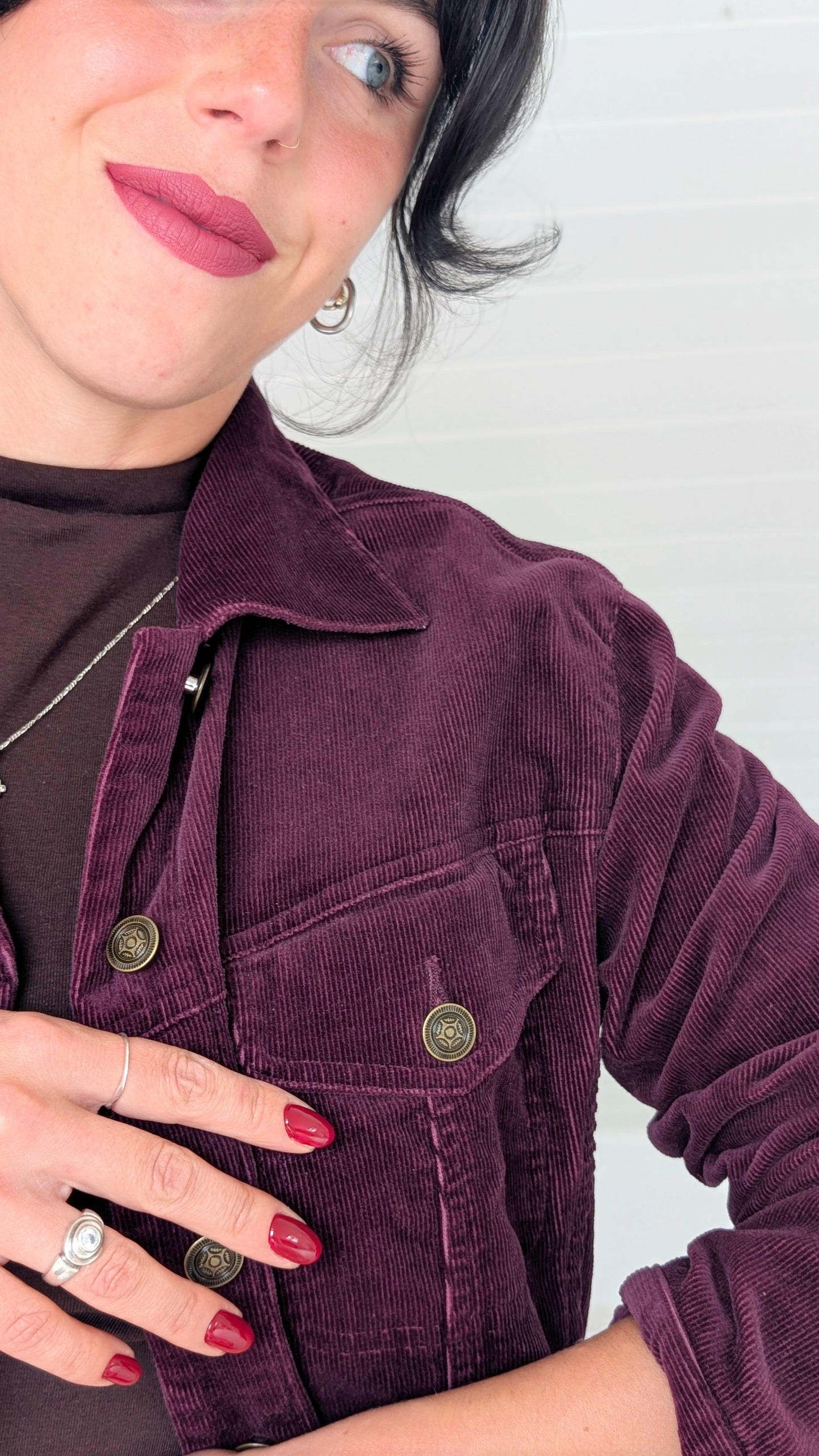 Veste/surchemise velours T40
