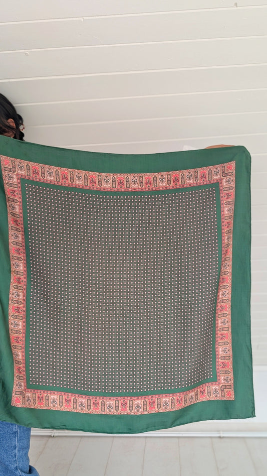 Foulard pure soie