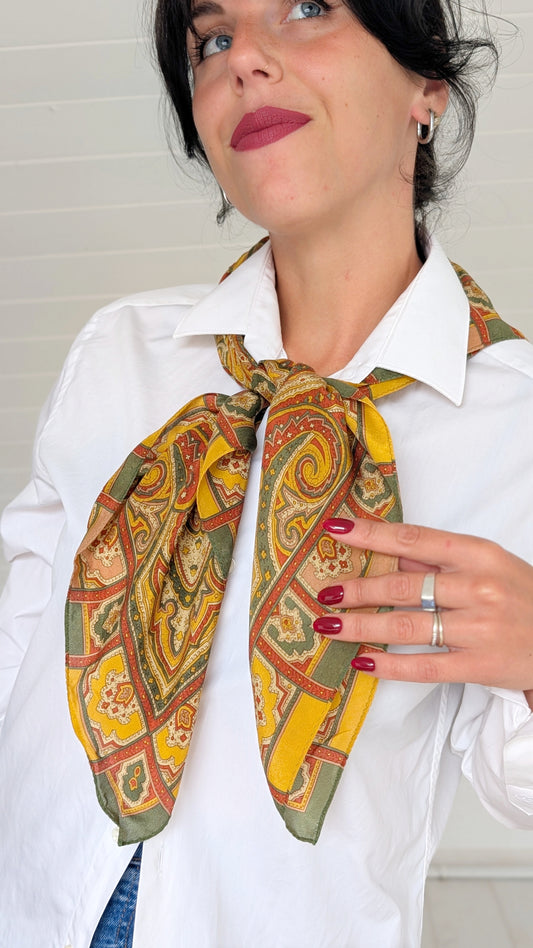 Foulard pure soie