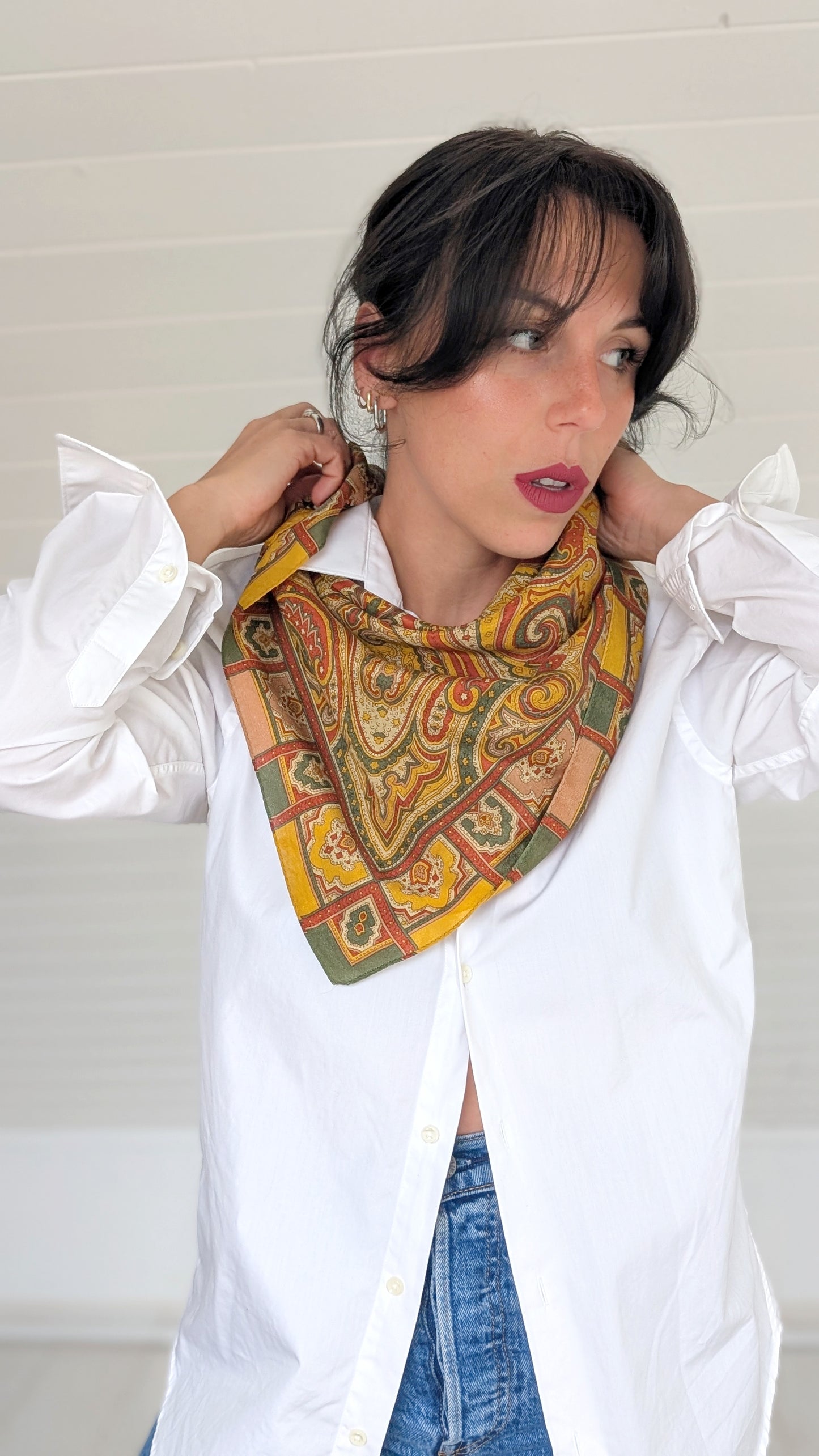 Foulard pure soie
