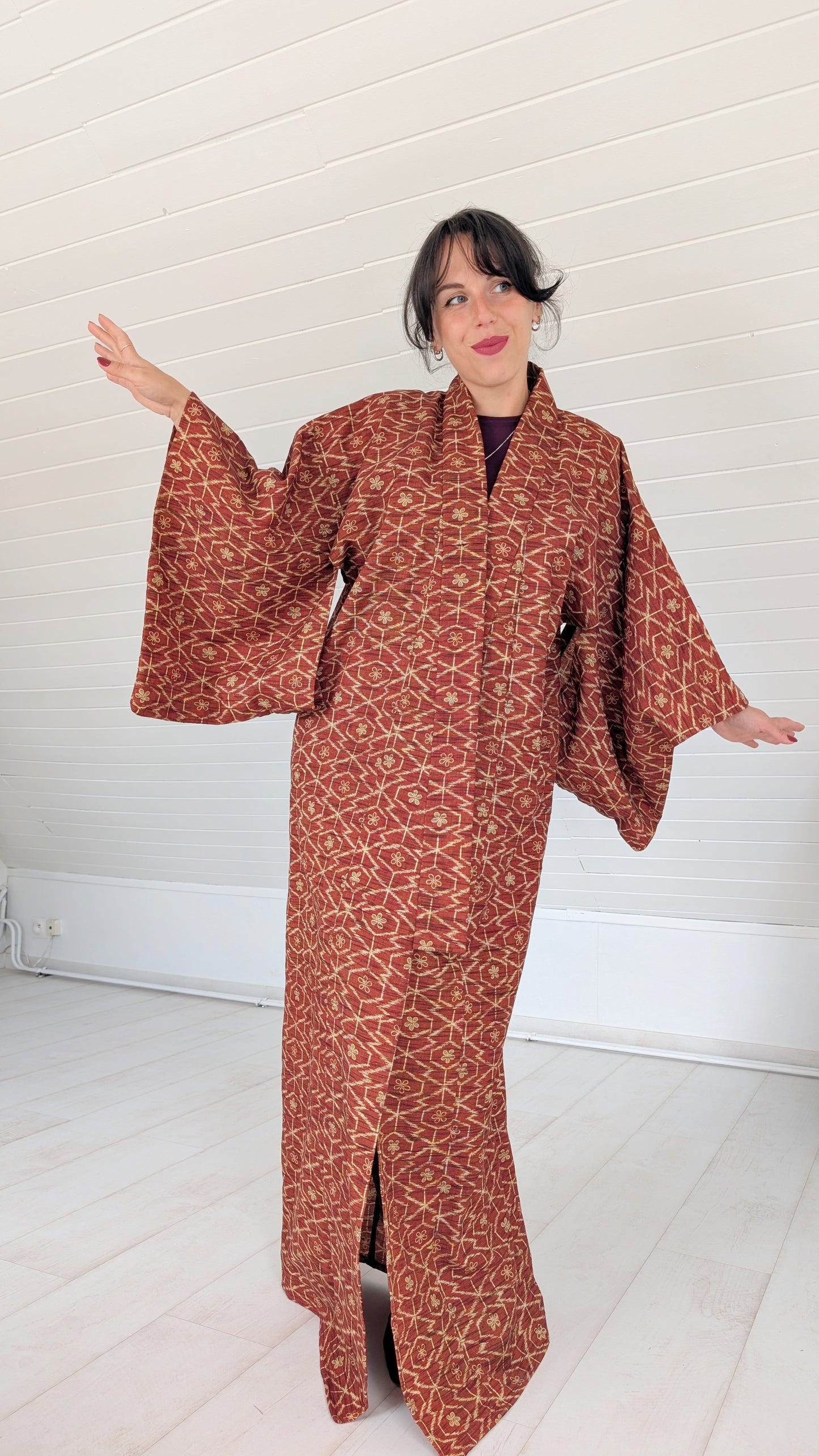 Kimono ancien laine